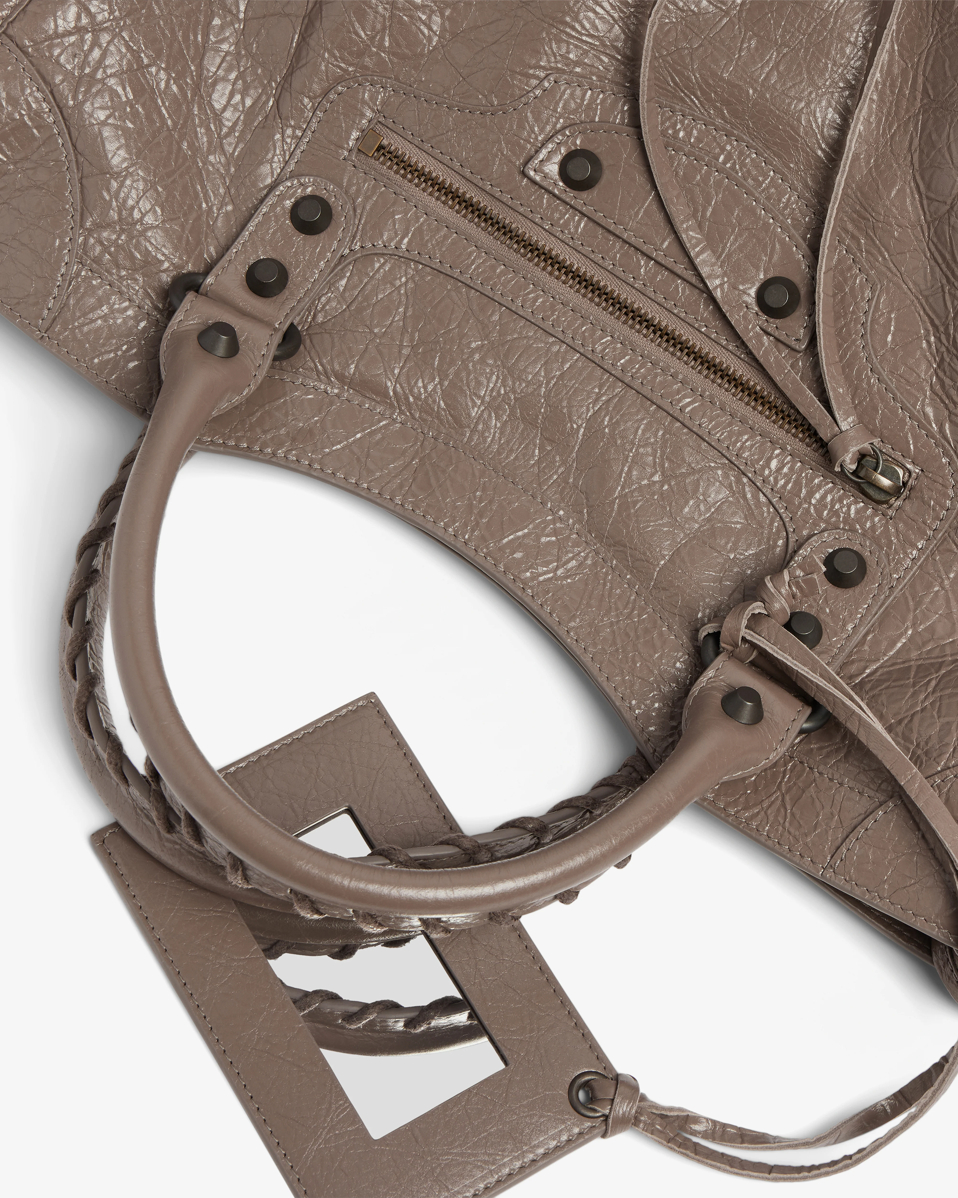 Balenciaga - Women's Le City Bag Medium - (Dark Noix) - Image 8