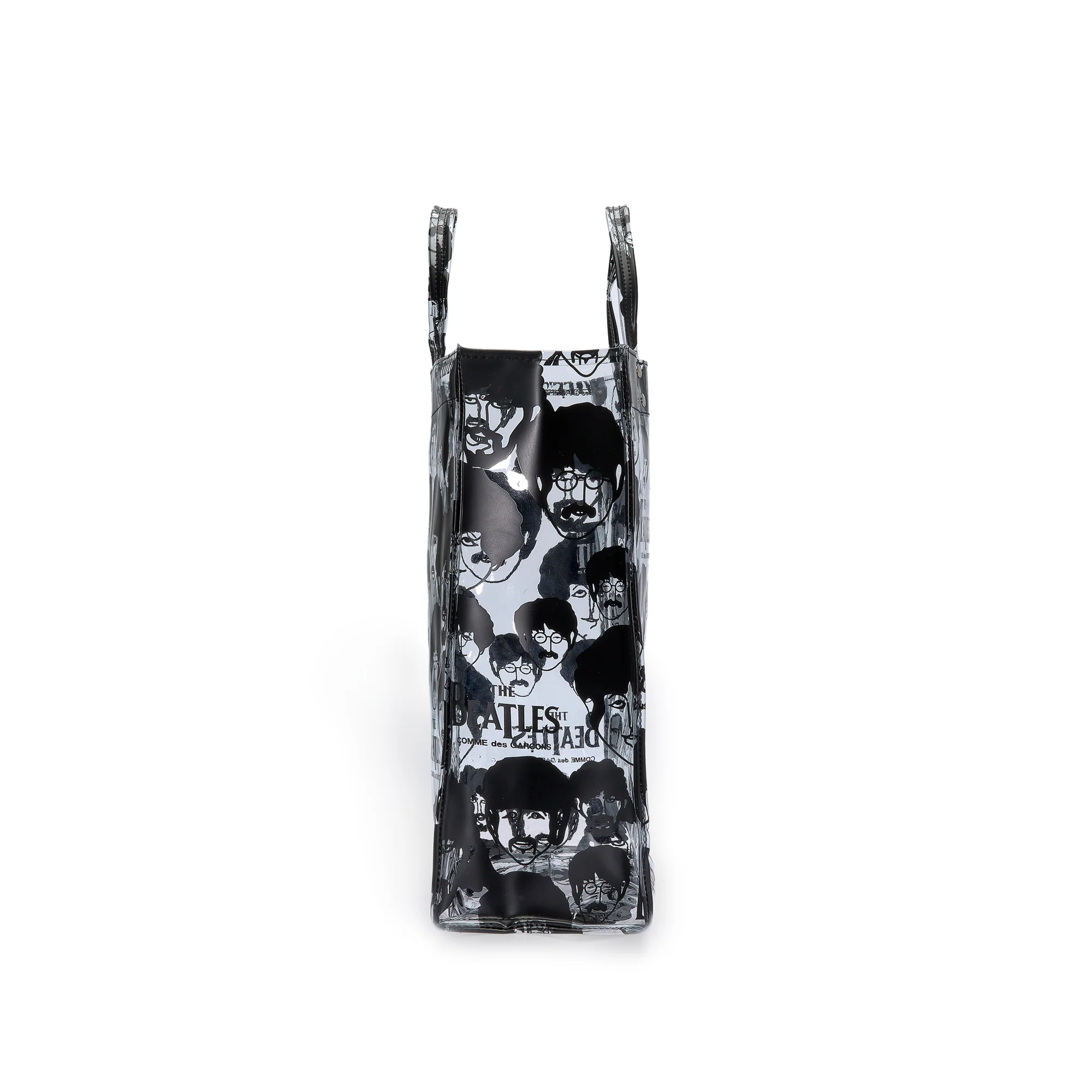 CDG Beatles - Faces PVC Tote - (VB-K203 Transparent) - Image 3
