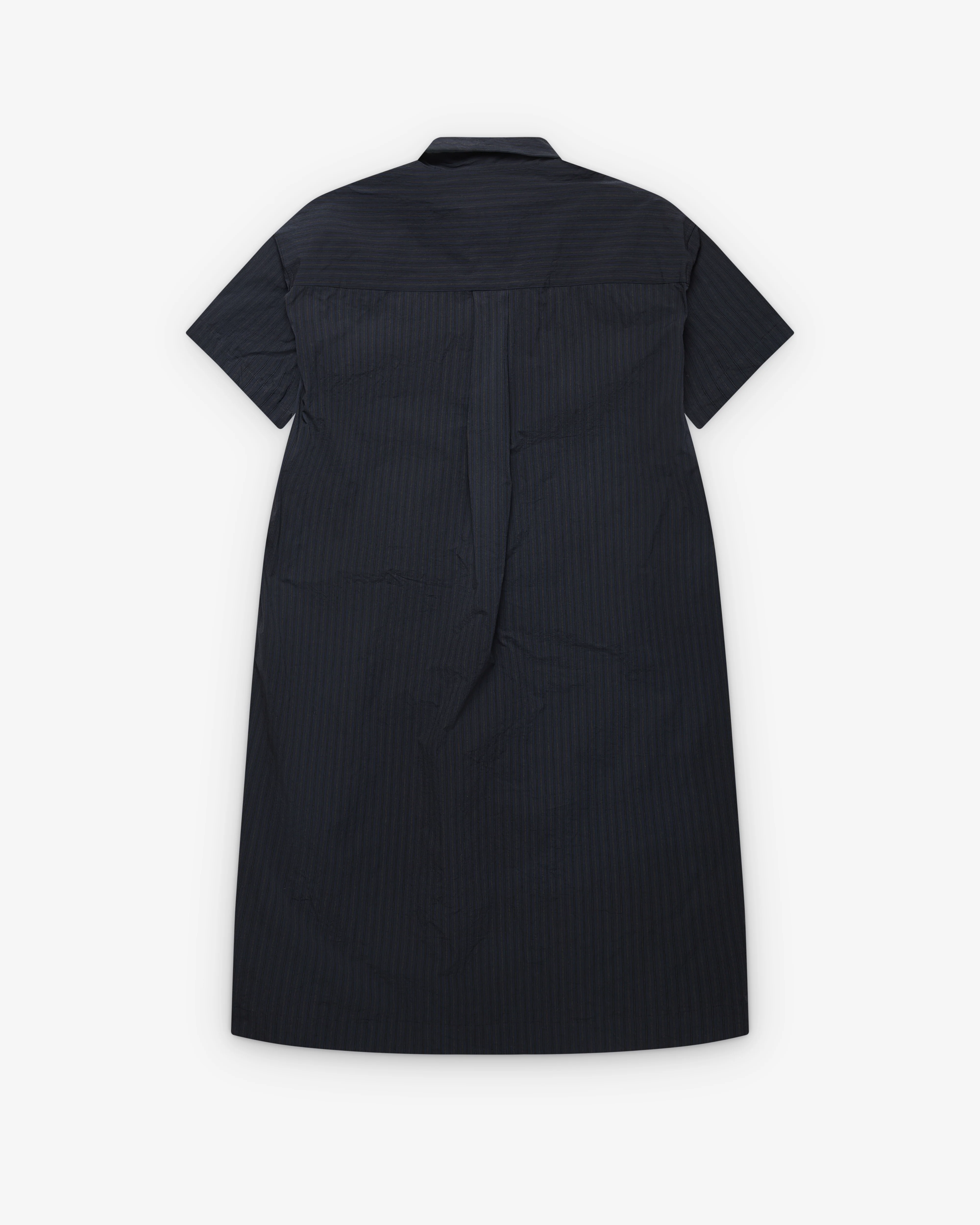 Bergfabel - Women's Sabi Dress - (Navy Stripe) - Image 2