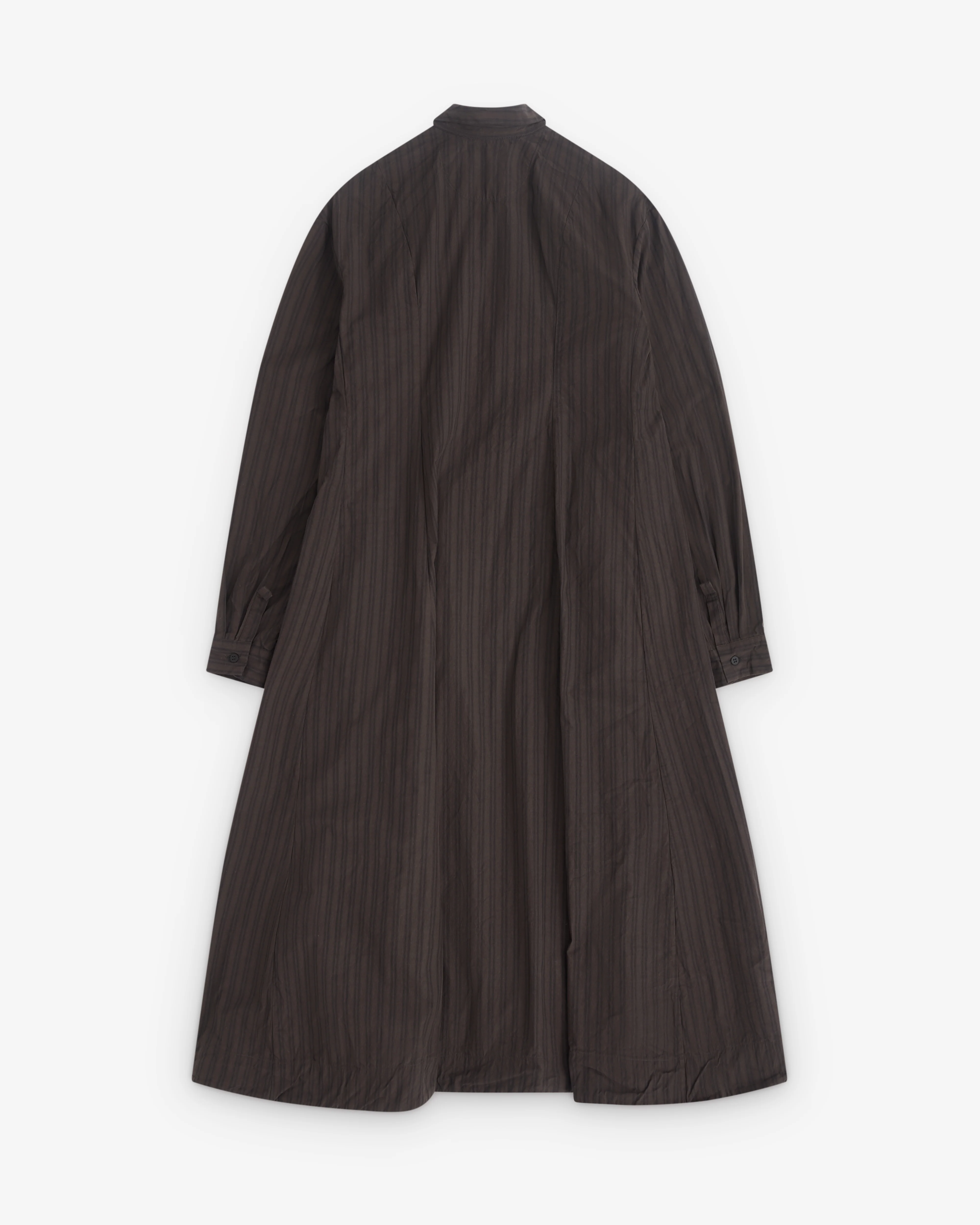 Bergfabel - Women’s Sally Dress - (Moss Stripe) - Image 2