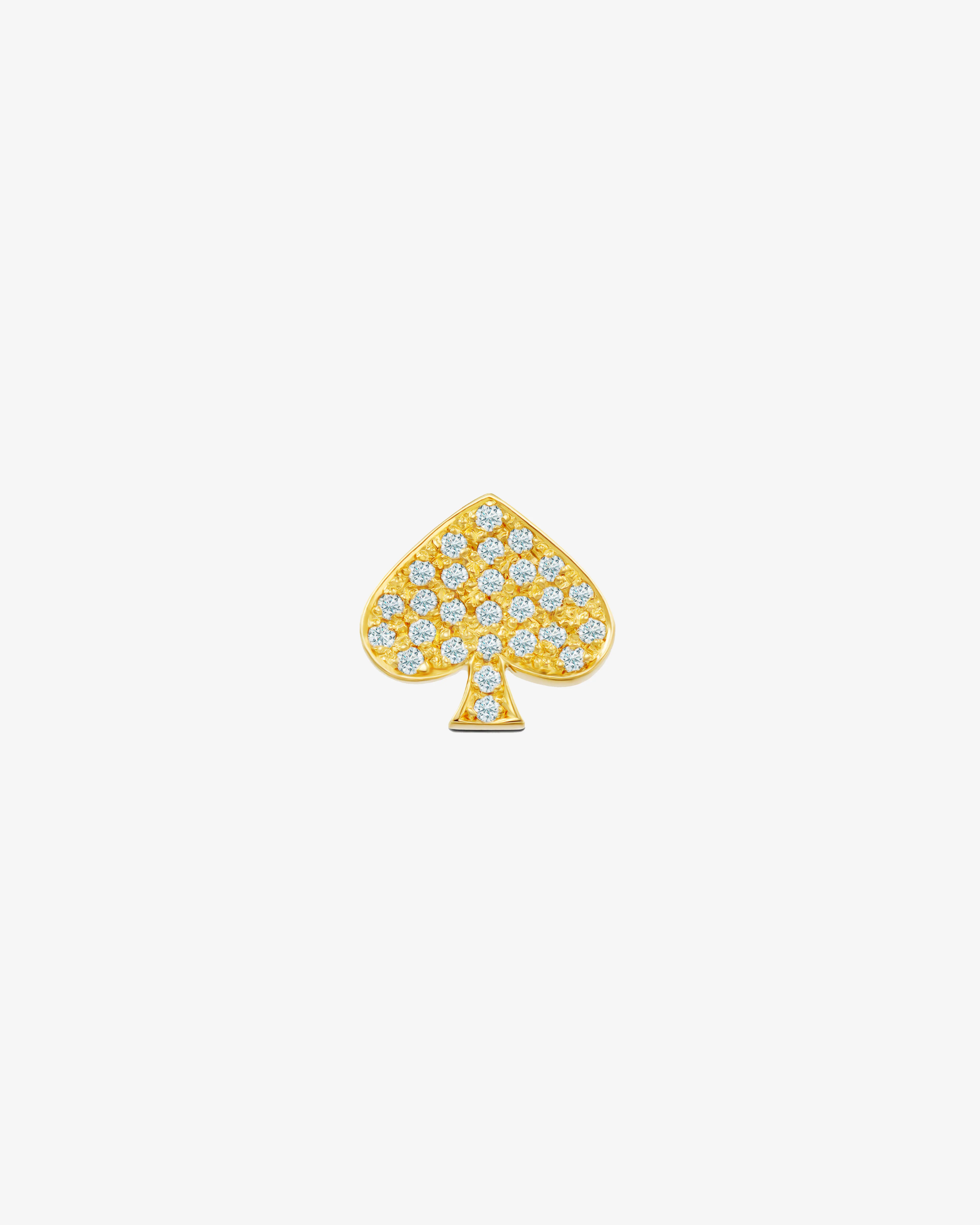 Bijou De M - Spade Earring - Yellow Gold