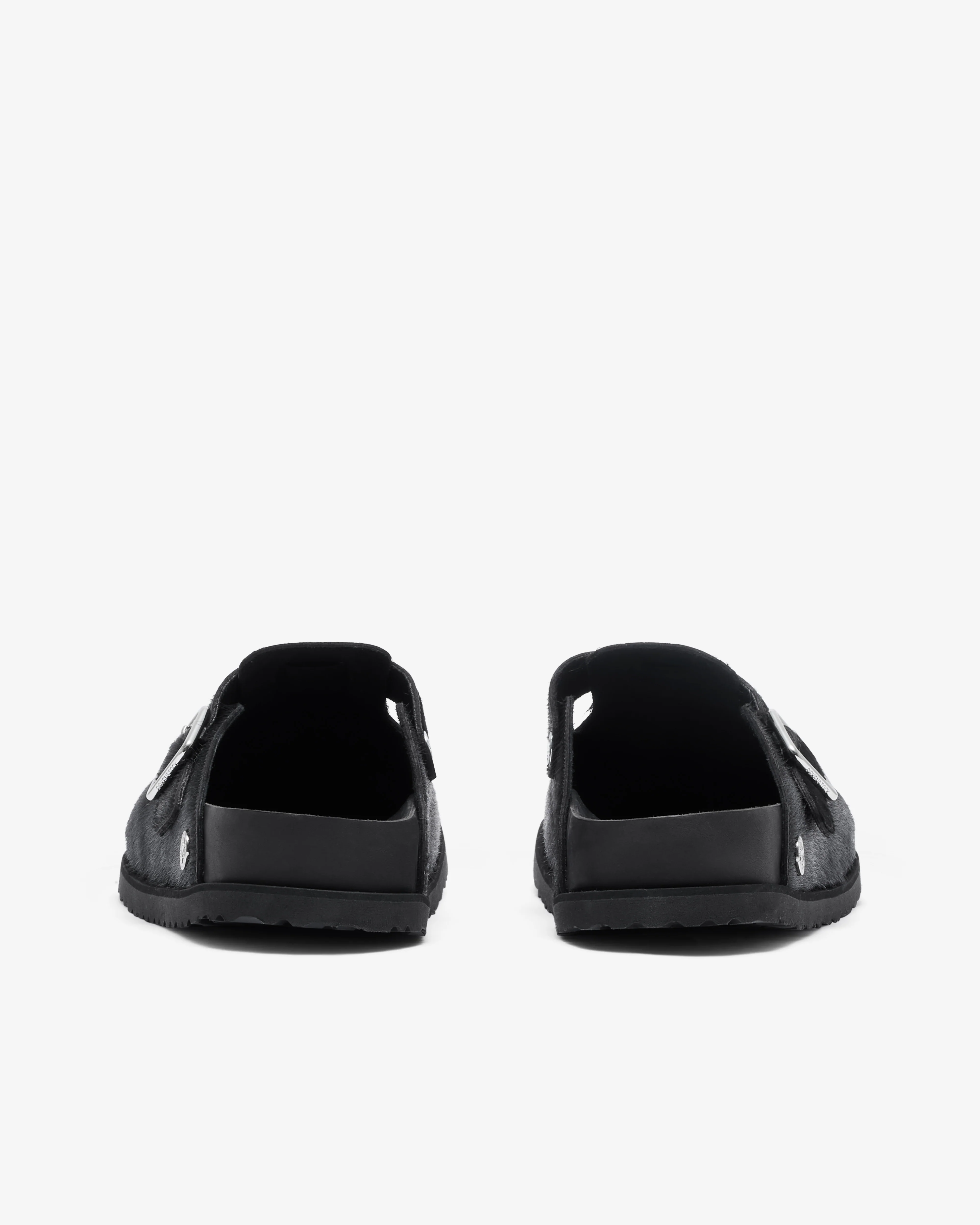 Birkenstock 1774 - Men's Boston Pony Hair - (Black) - Image 4