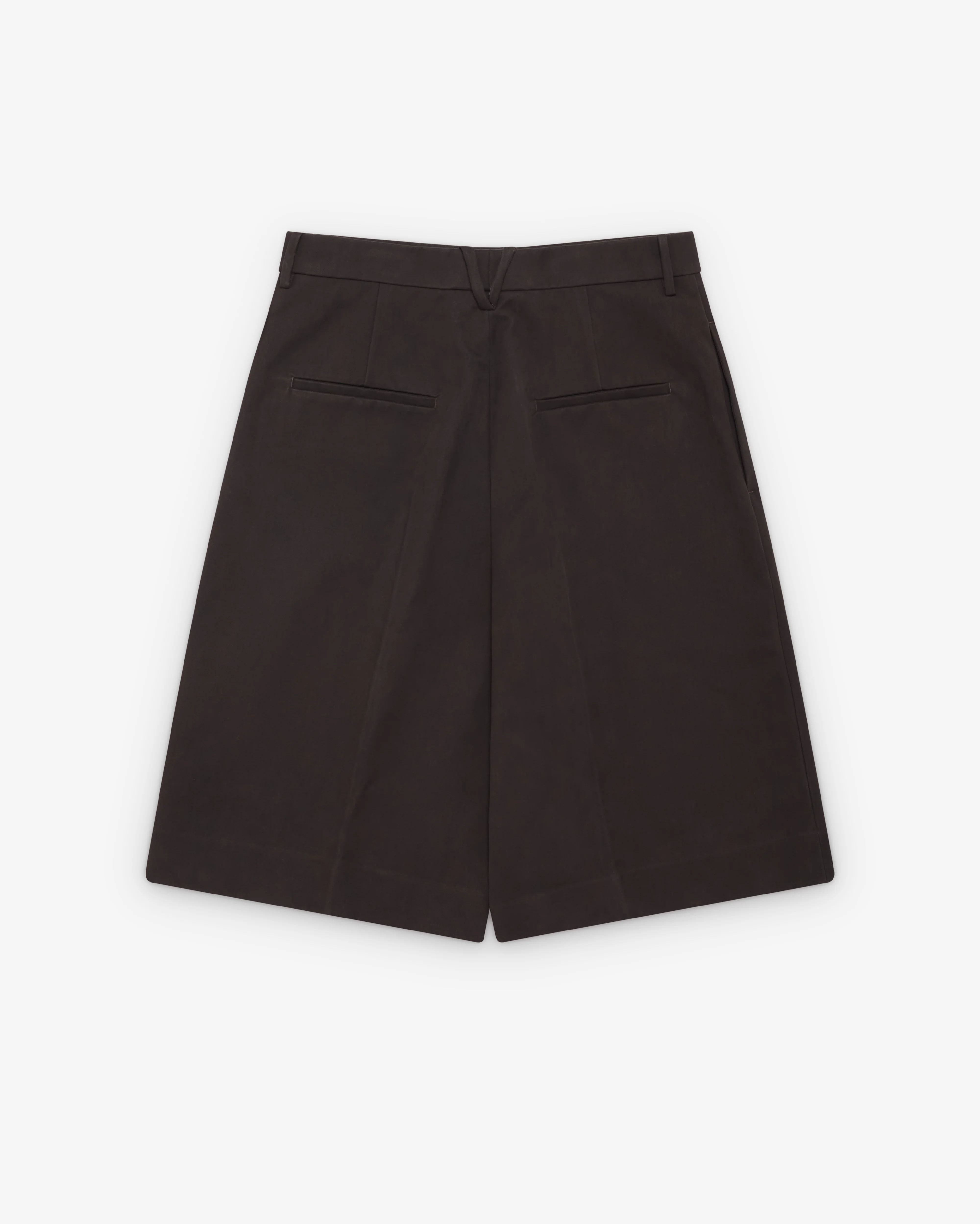 Bottega Veneta  - Men's Cotton Gabardine Shorts - (Dark Carrubo) - Image 2