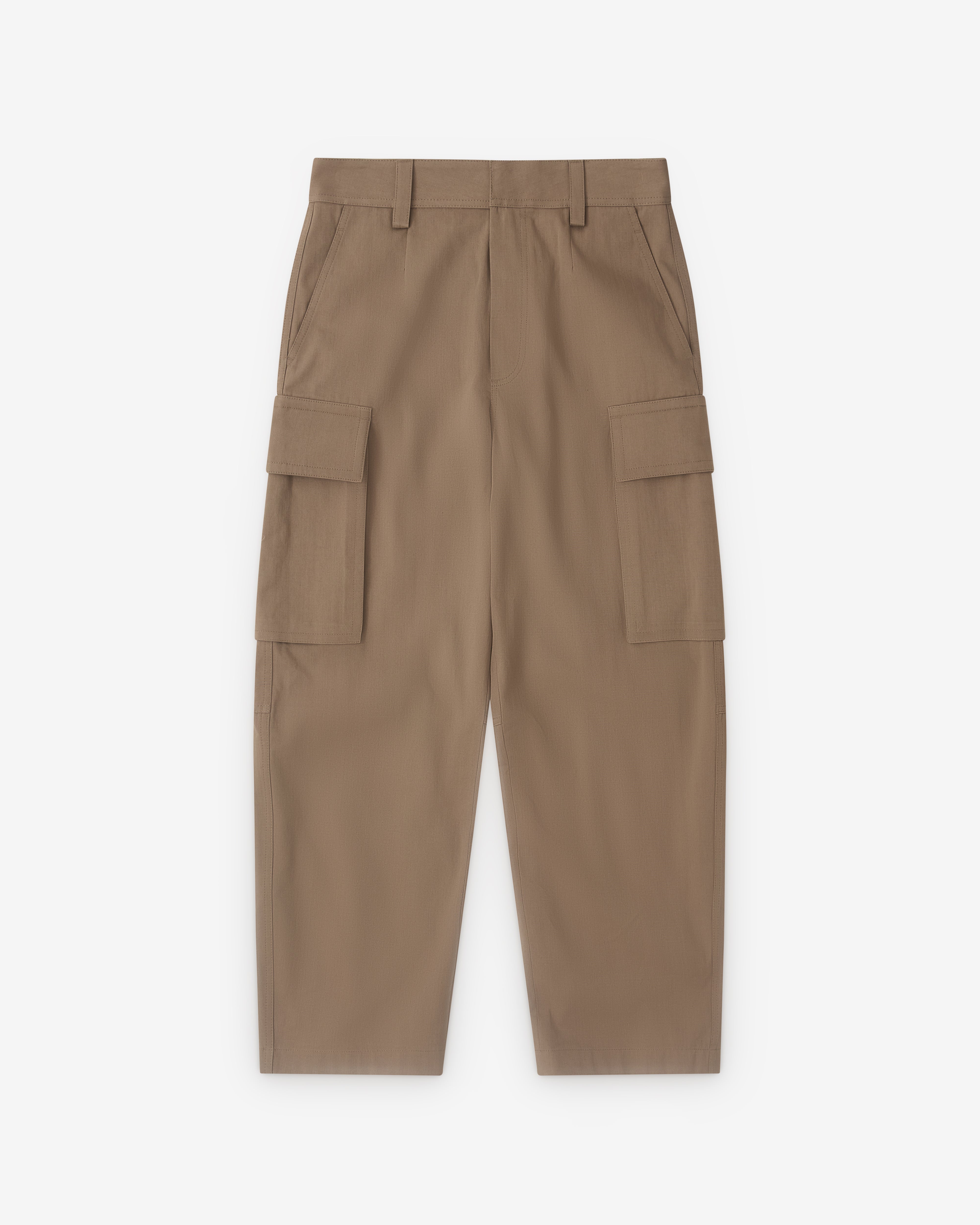 Bottega Veneta - Men's Cotton Twill Cargo Trousers - (Grey Seal)