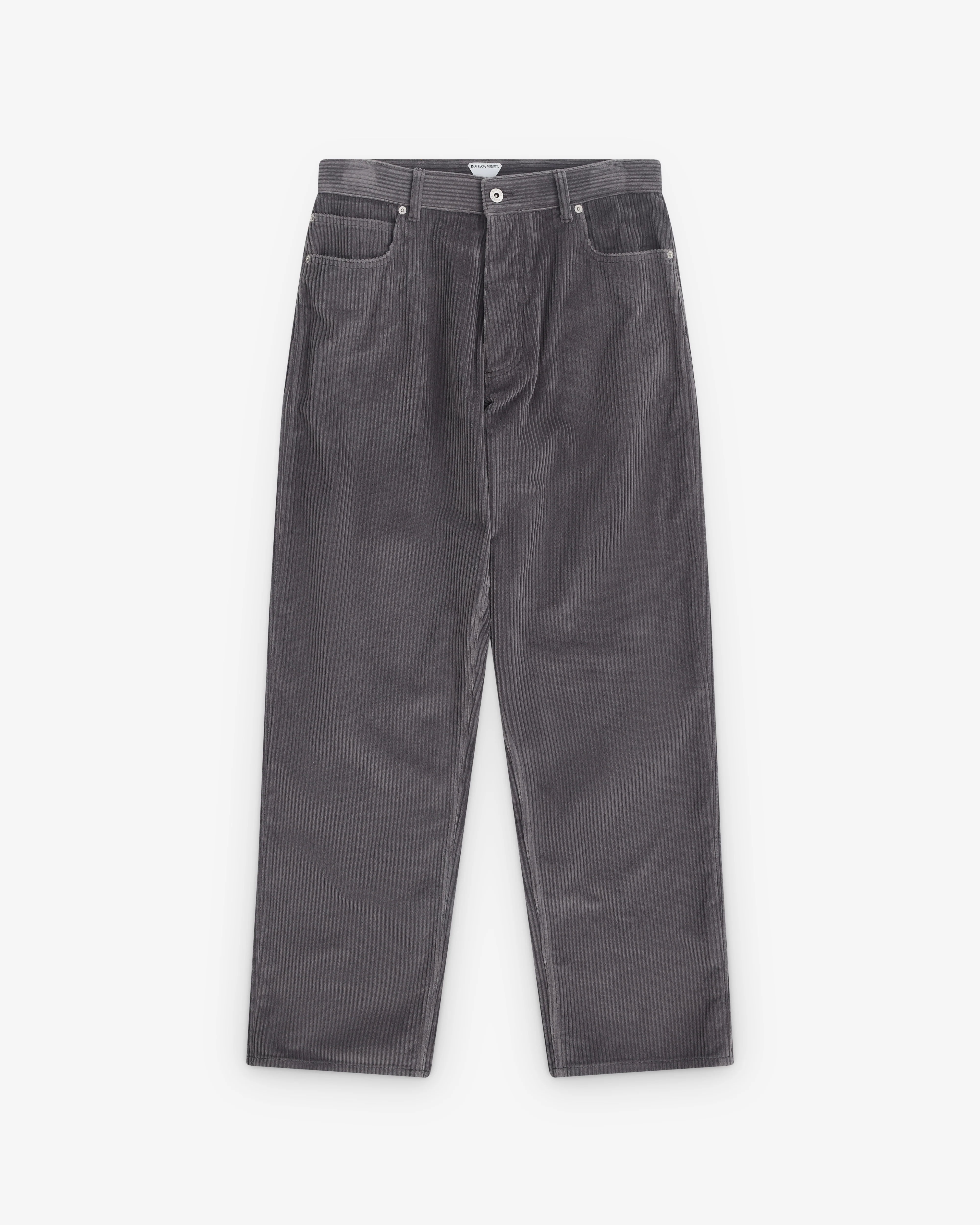 Bottega Veneta - Men’s Matt Cotton Corduroy Trousers - (Thunder)