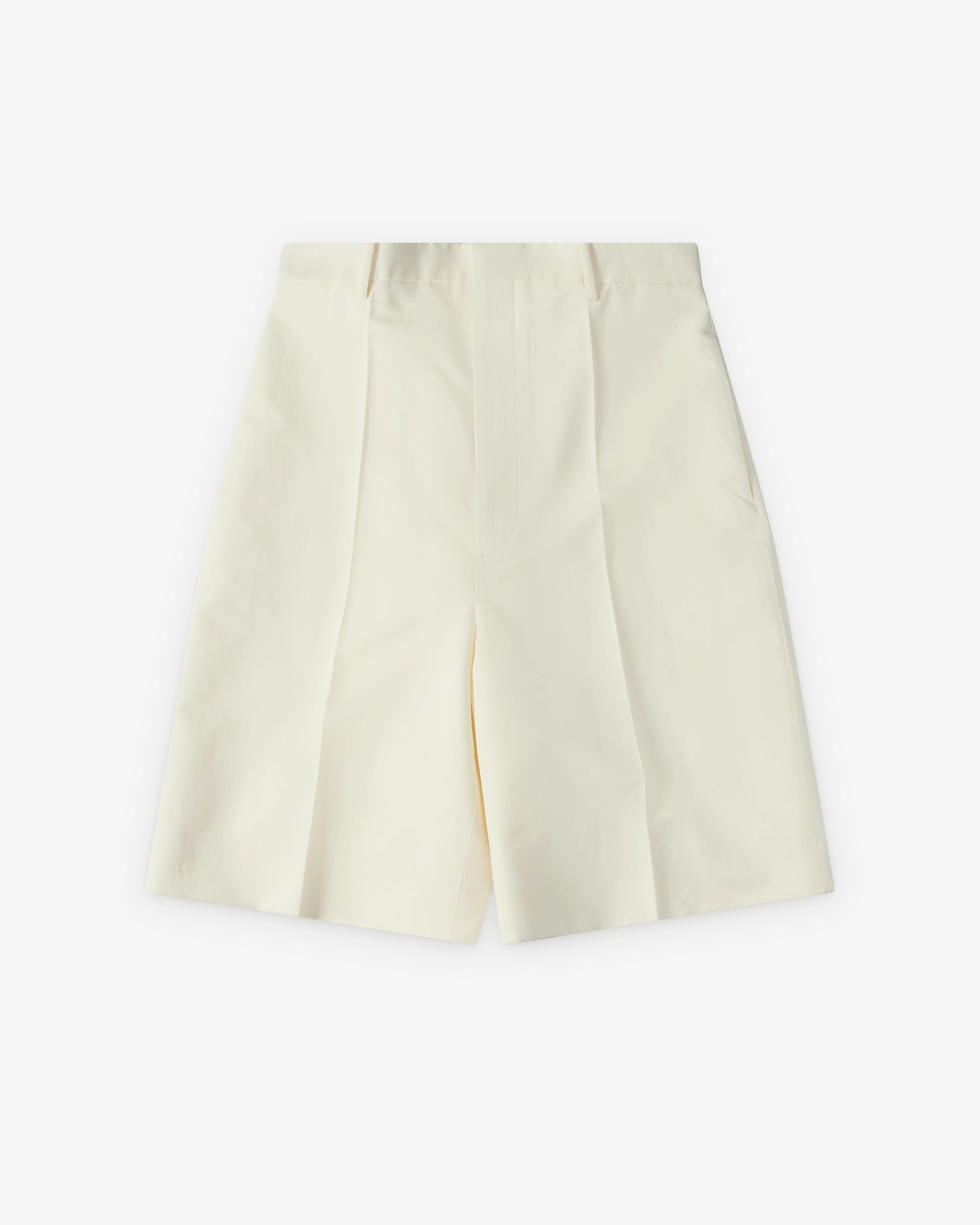 Bottega Veneta - Men's Twill Shorts - (Chalk/Rock Melange)
