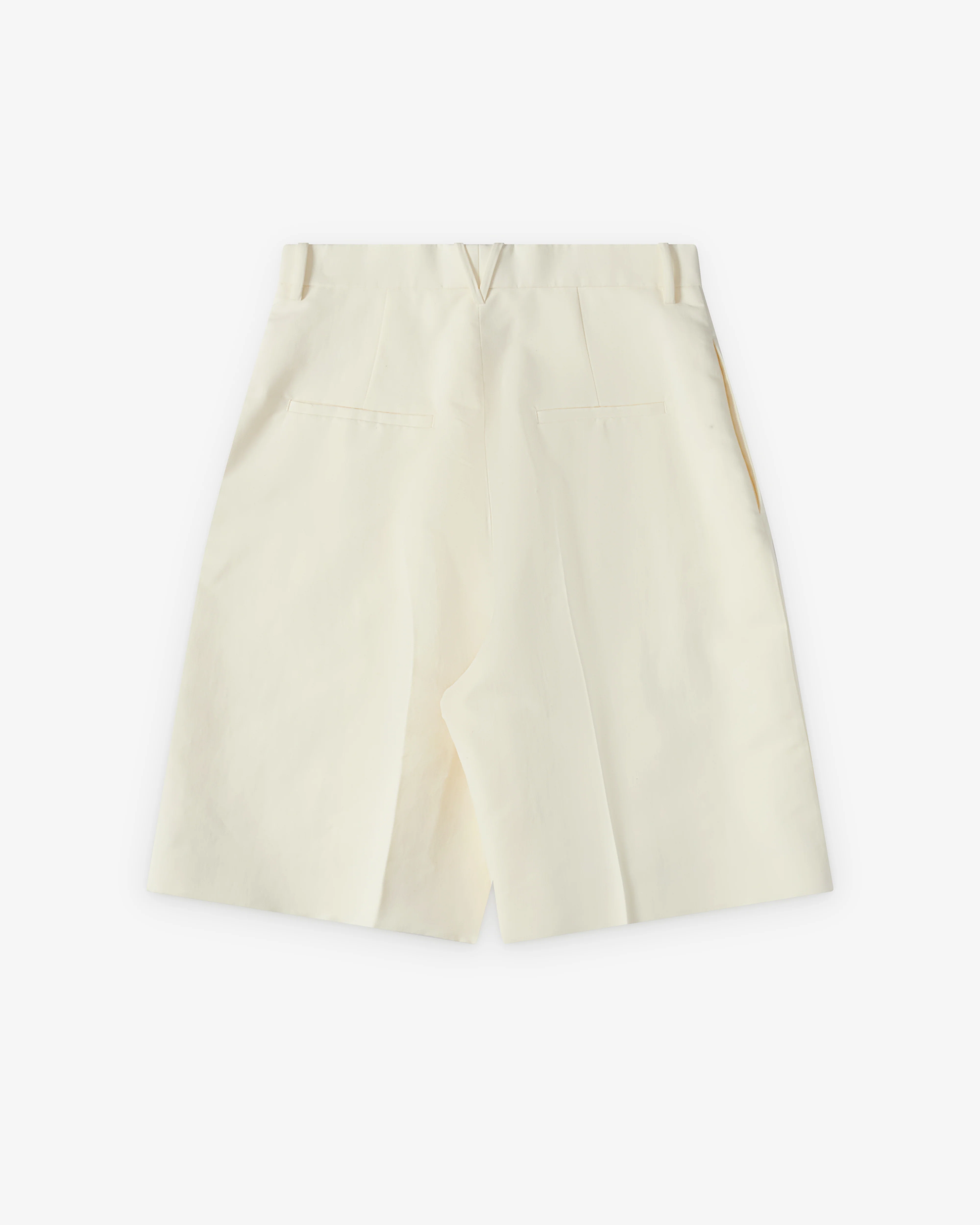 Bottega Veneta - Men's Twill Shorts - (Chalk/Rock Melange) - Image 2