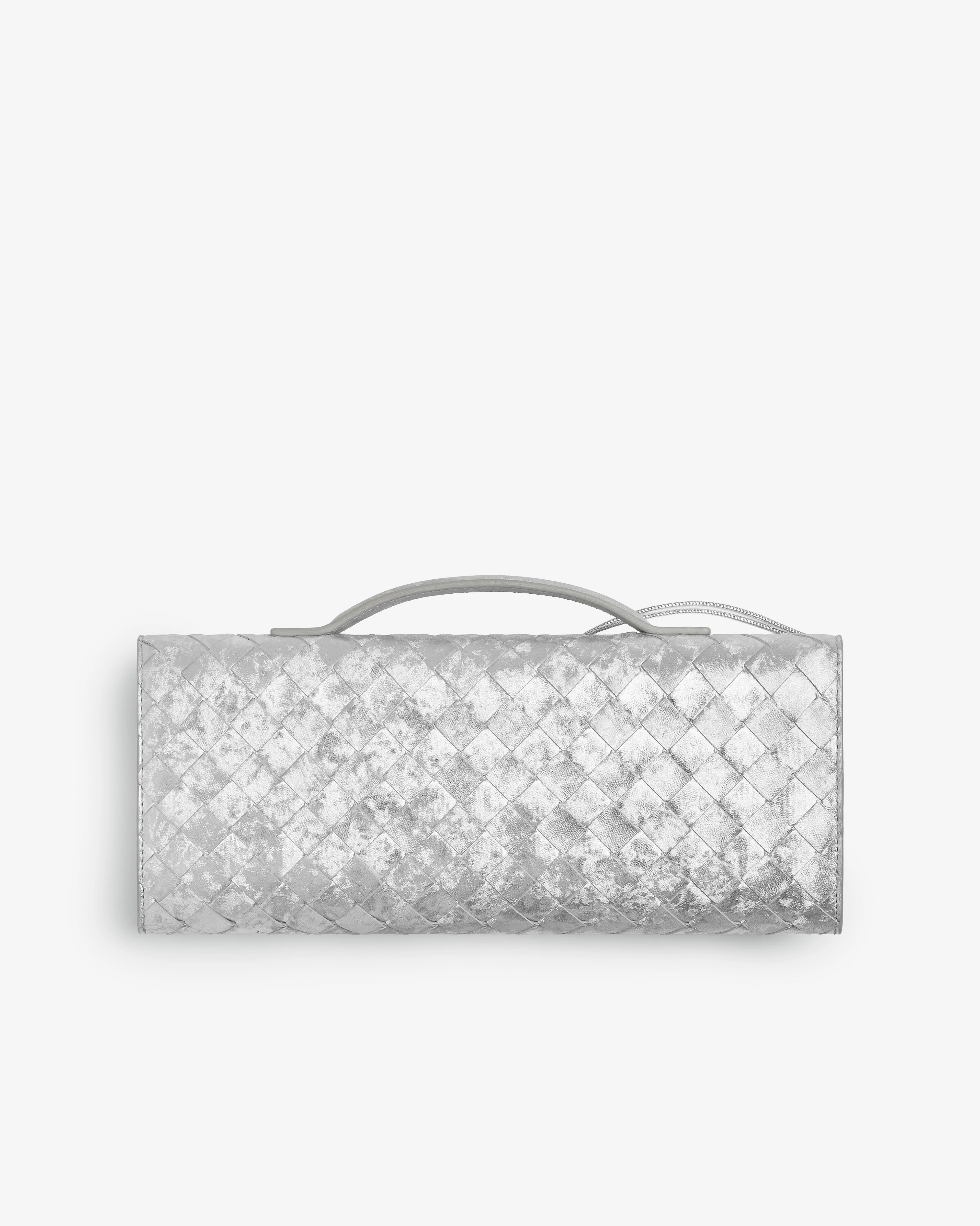 Bottega Veneta - Andiamo Clutch - (Silver) - Image 4