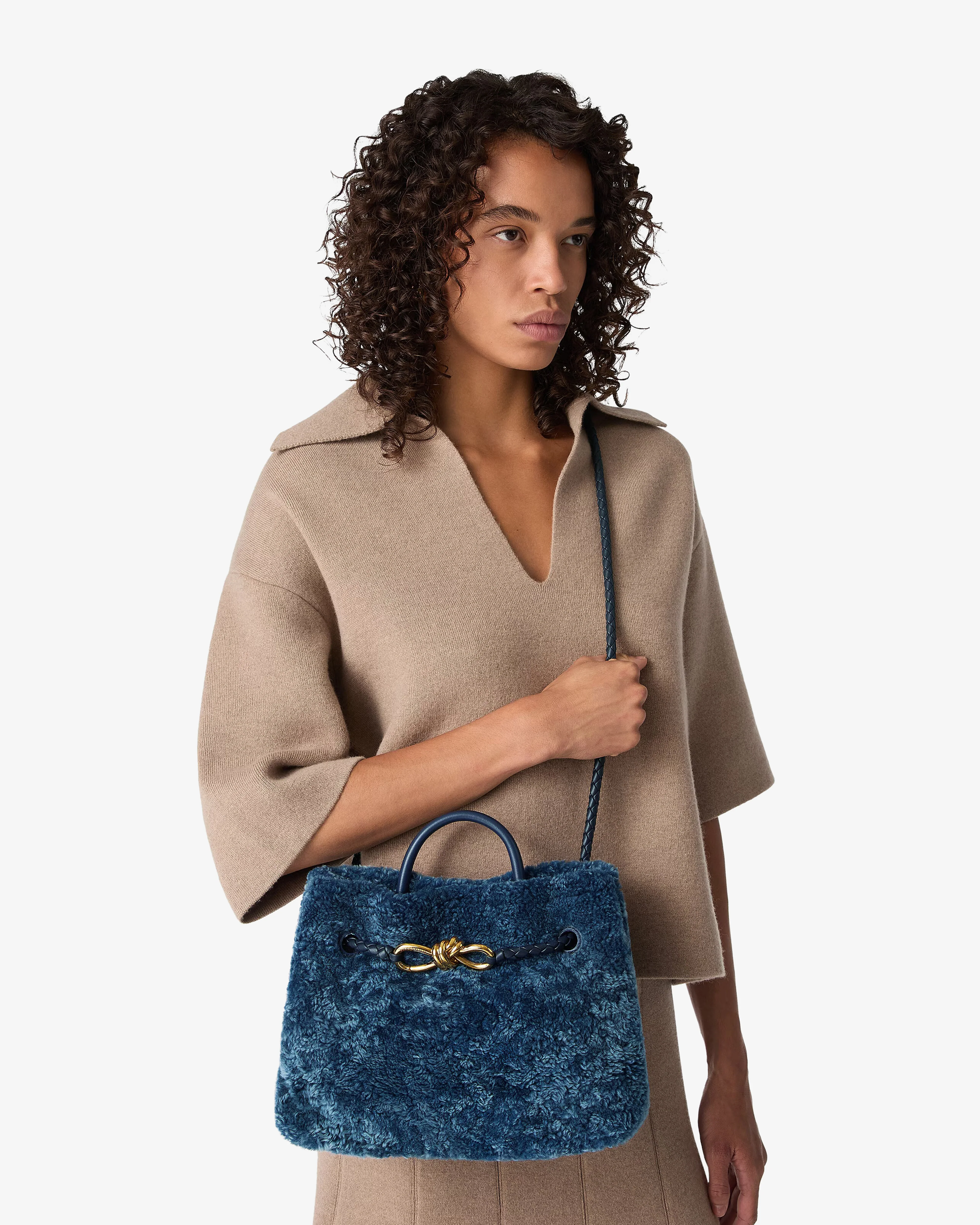 Bottega Veneta - Small Andiamo Bag - (Ocean/Pacific) - Image 3