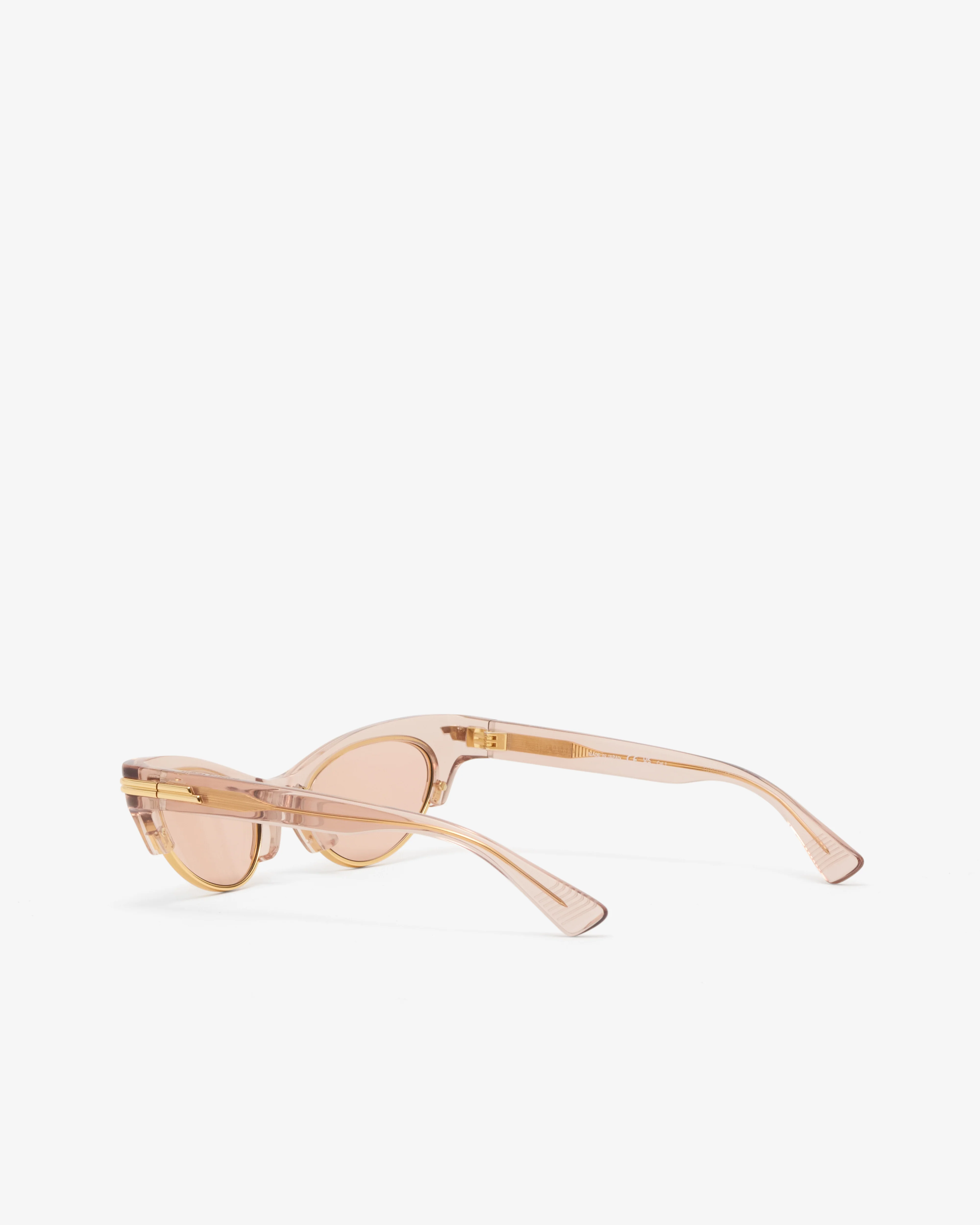 Bottega Veneta - Angle Cat Eye Sunglasses - (Brown) - Image 3