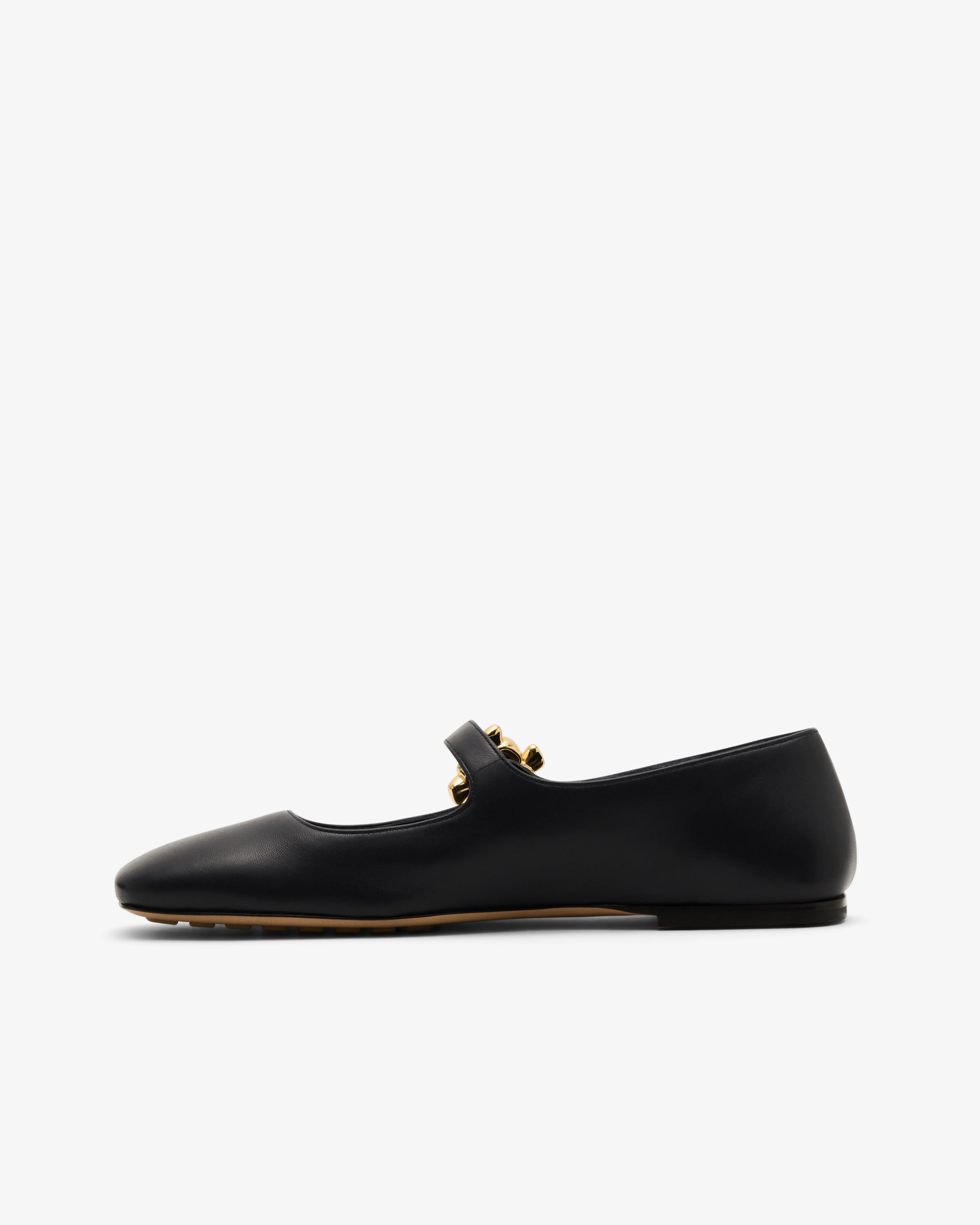 Bottega Veneta - Women's Charlotte Mary-Jane Ballerina - (Midnight) - Image 3