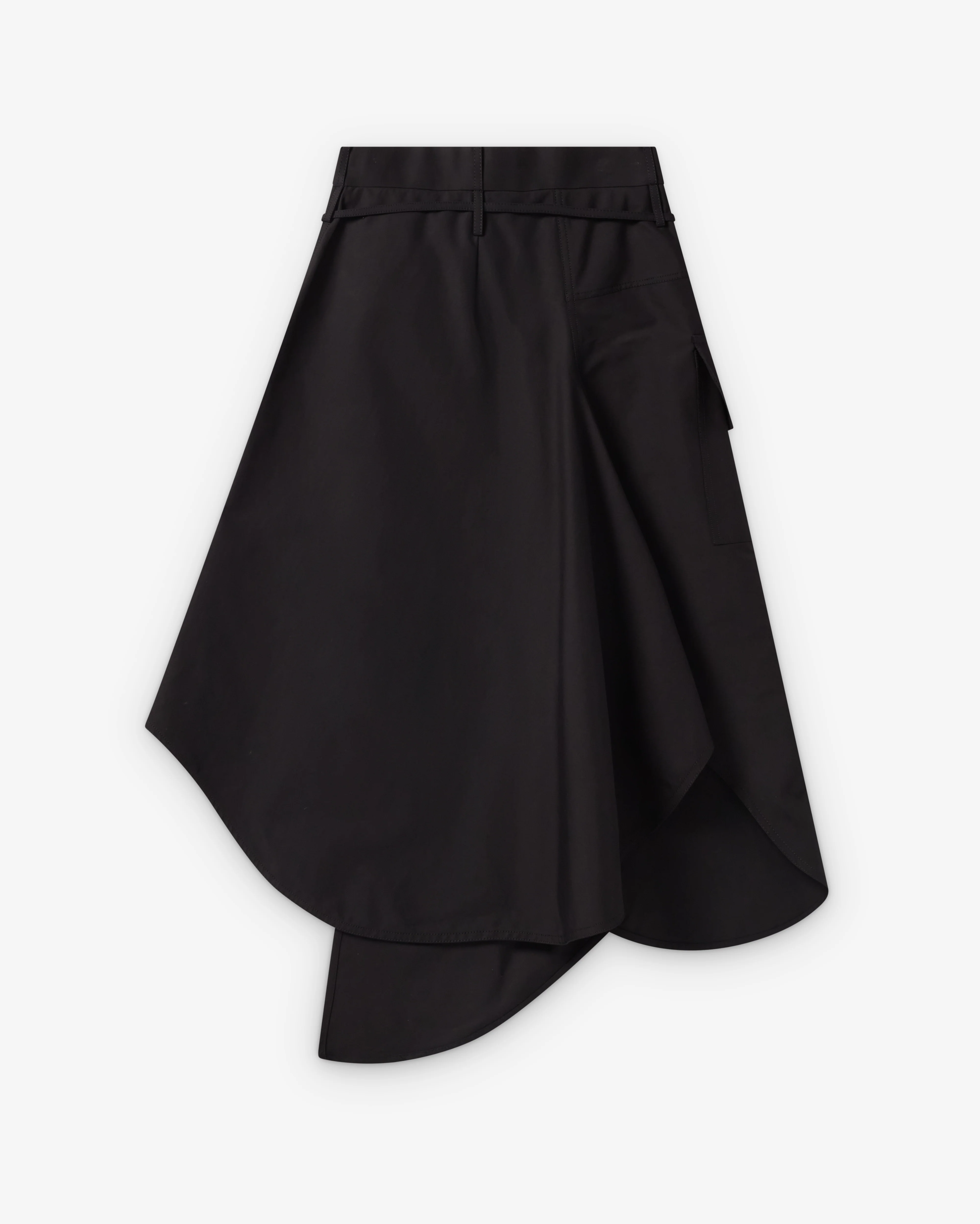 Bottega Veneta - Women's Compact Cotton Toile Skirt - (Double Black) - Image 2