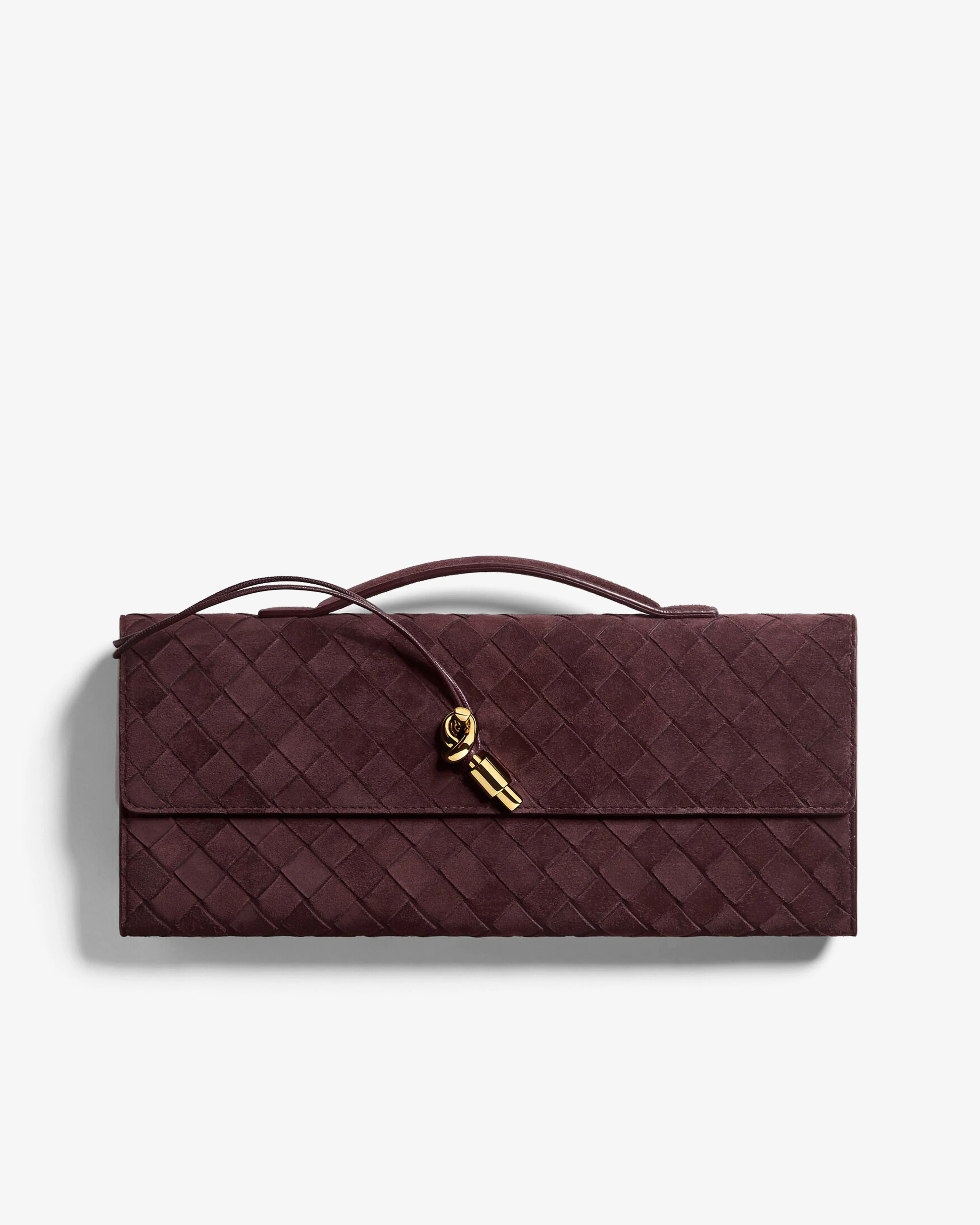 Bottega Veneta - Andiamo Clutch - (Deep Mahogany)