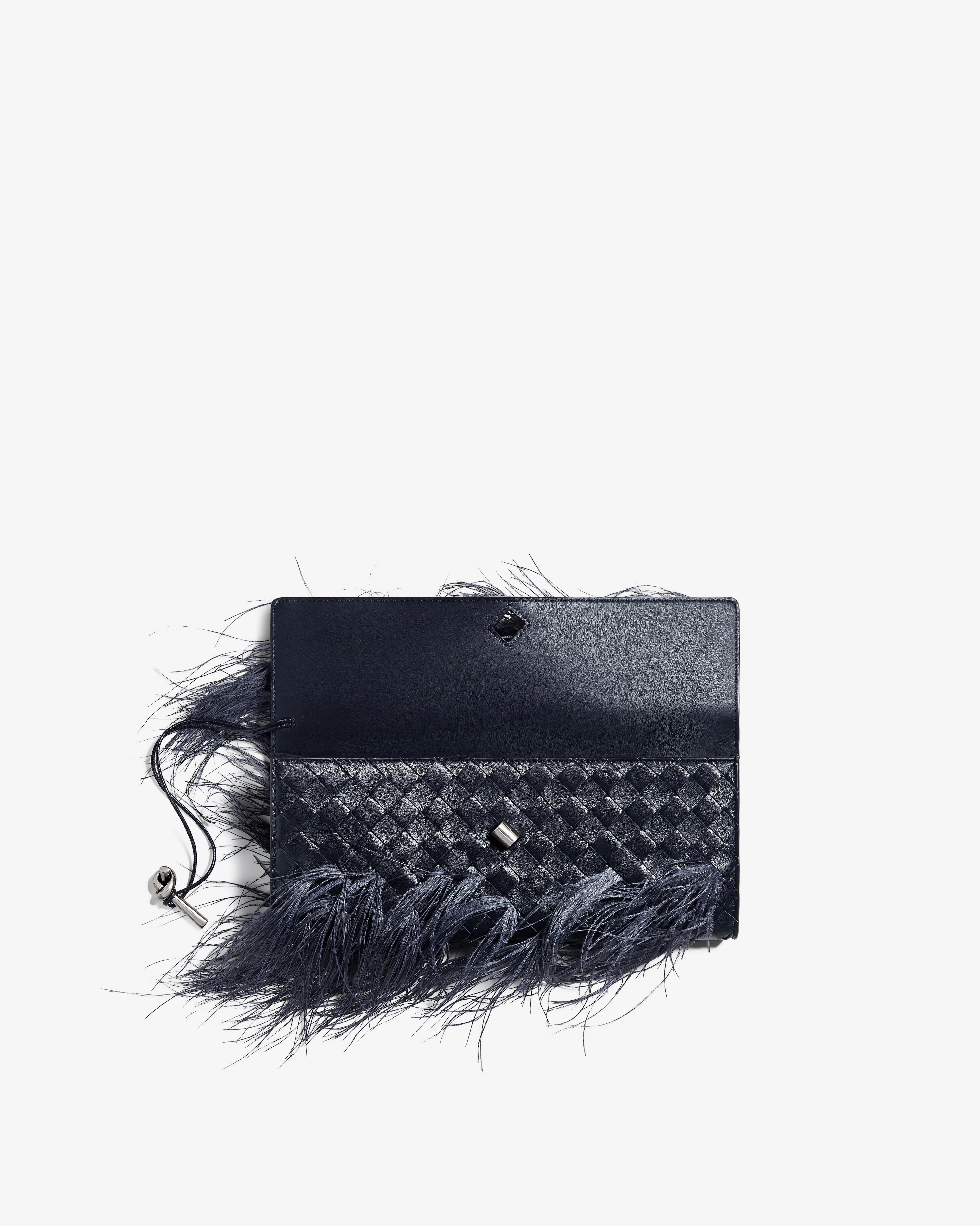 Bottega Veneta - Women's Andiamo Clutch - (Midnight) - Image 3