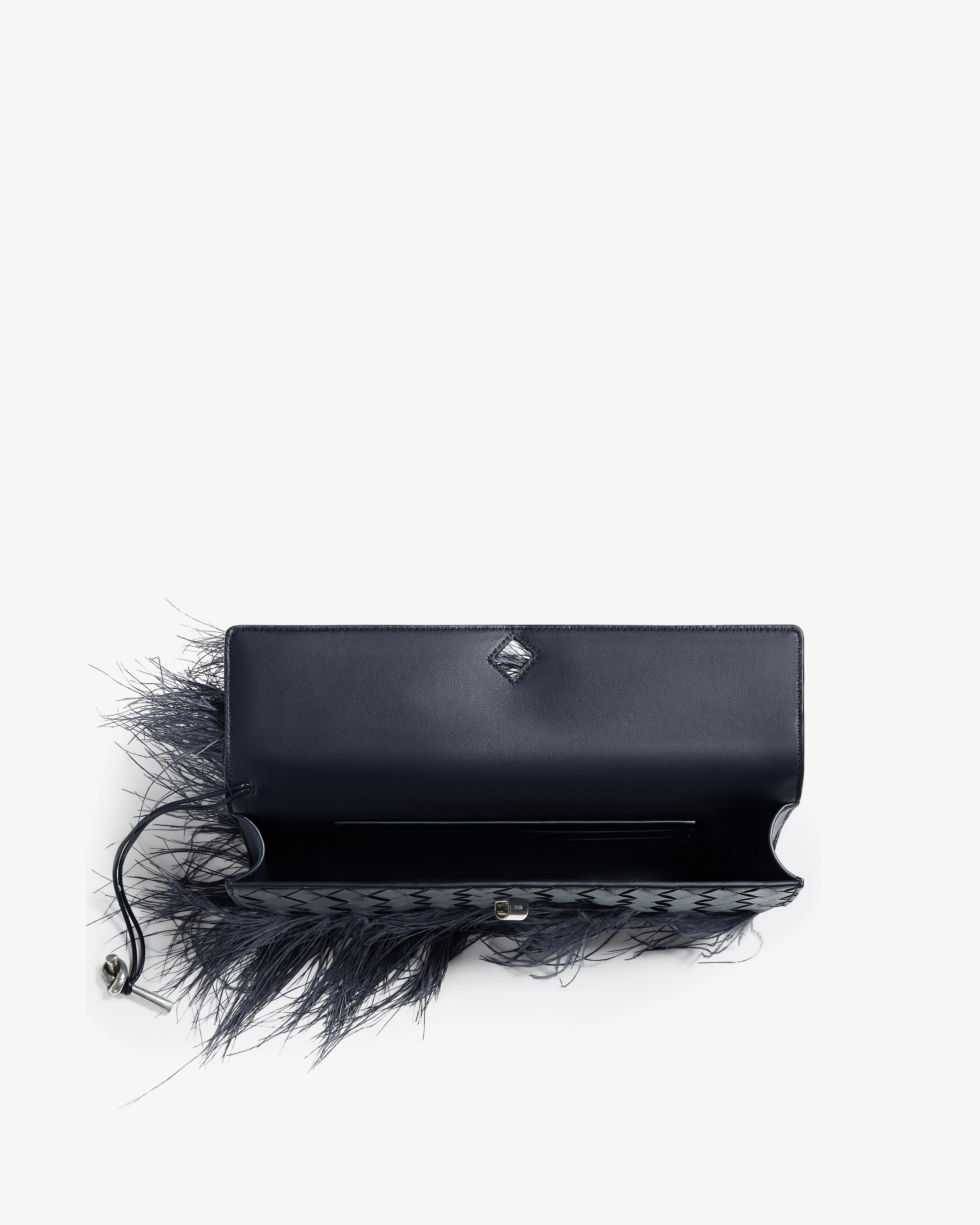 Bottega Veneta - Women's Andiamo Clutch - (Midnight) - Image 4