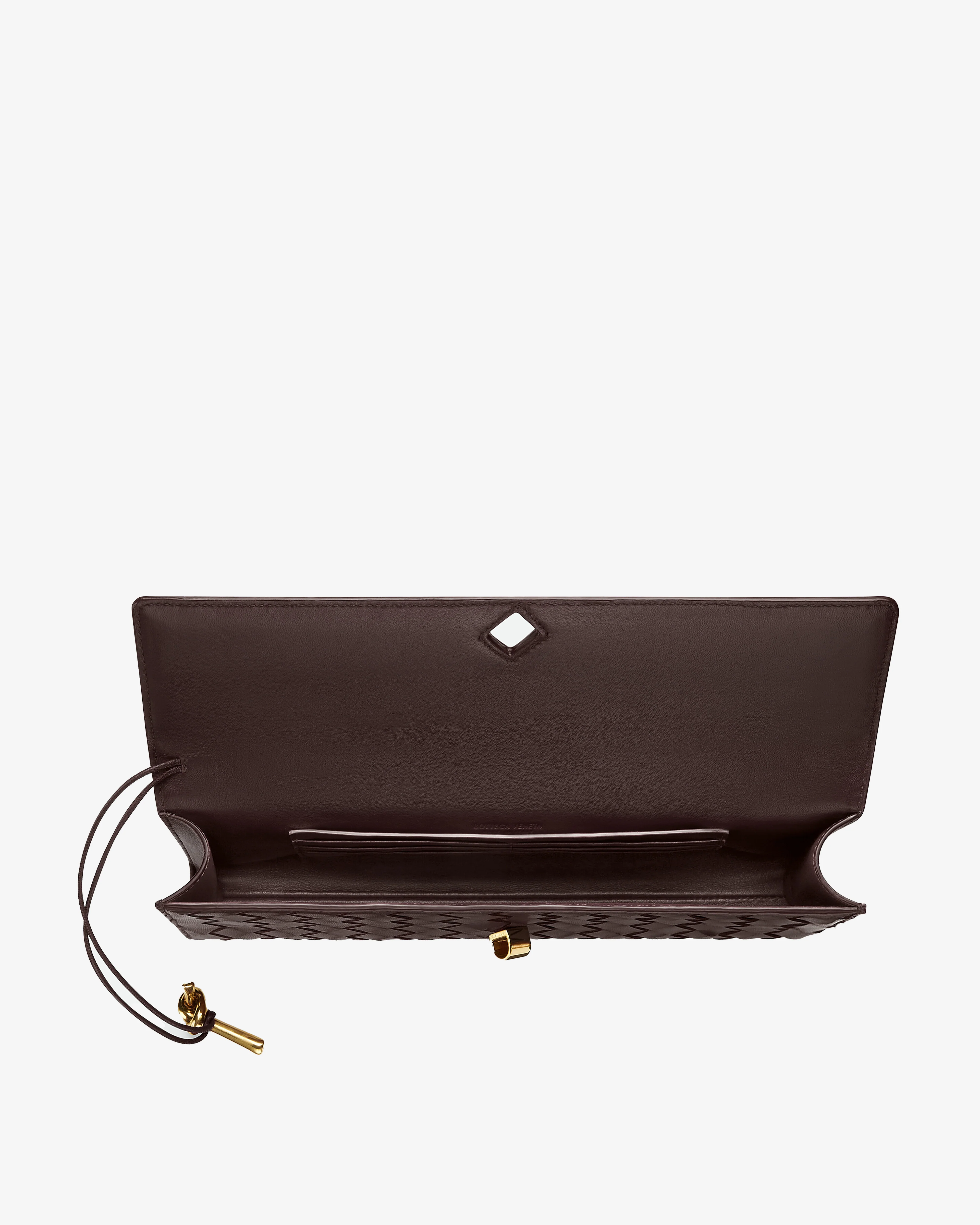 Bottega Veneta - Andiamo Long Clutch With Handle - (Fondant) - Image 3