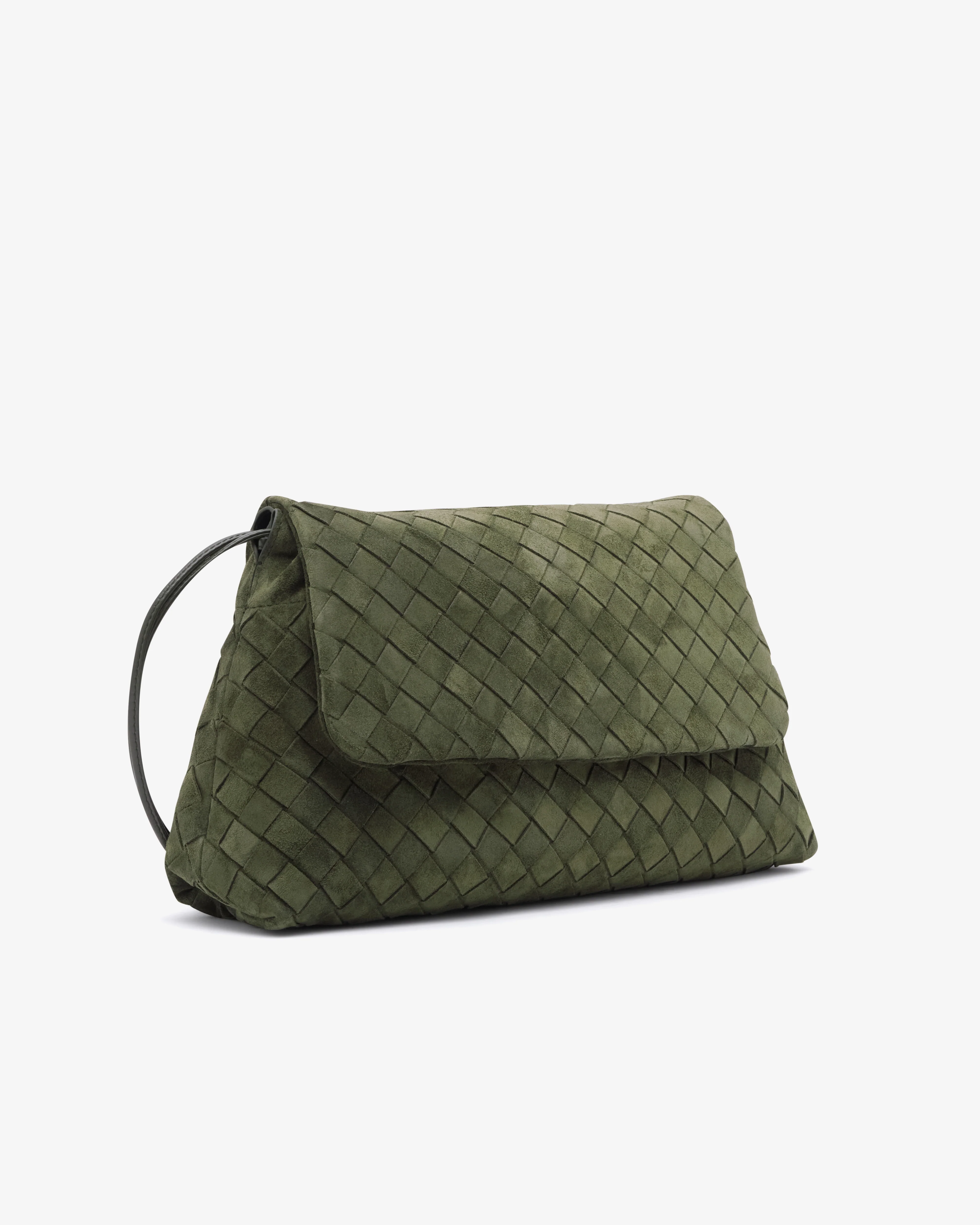 Bottega Veneta  - Women's Giorno - (Green Tweed) - Image 2