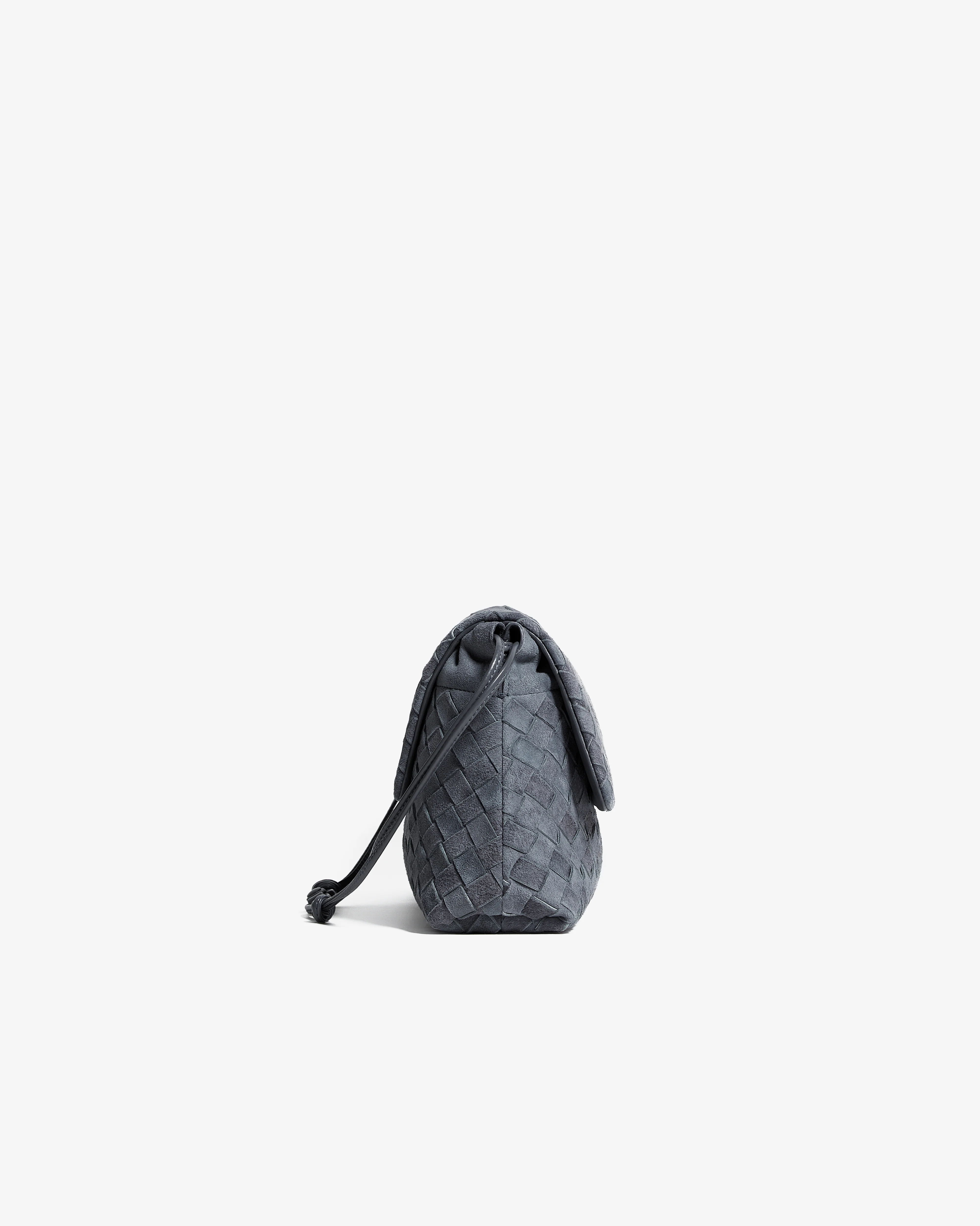 Bottega Veneta  - Women's Giorno Bag - (Cloudy Indigo/Gravel) - Image 3