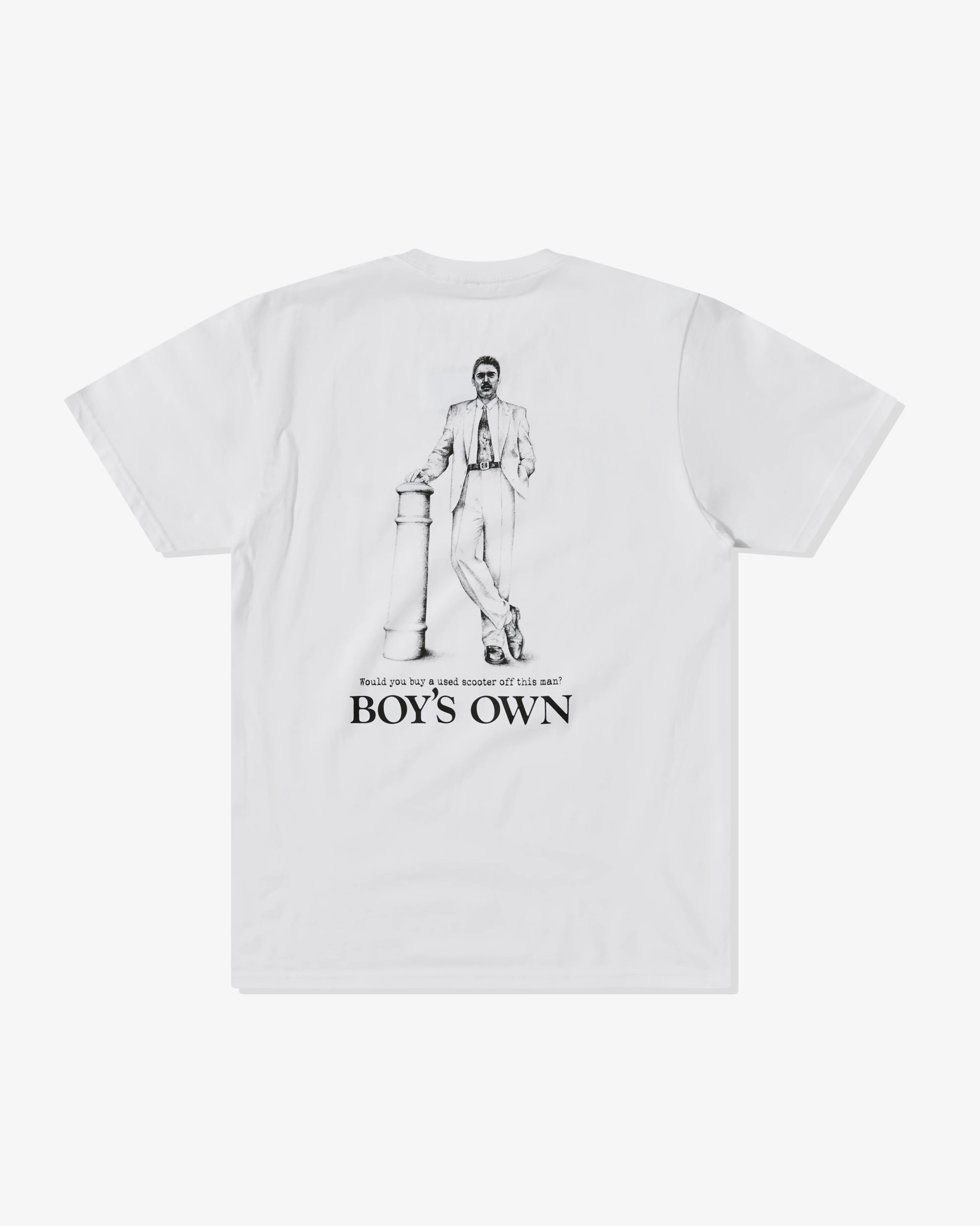 Boys Own - Men’s Gentleman T-Shirt - (White) - Image 2