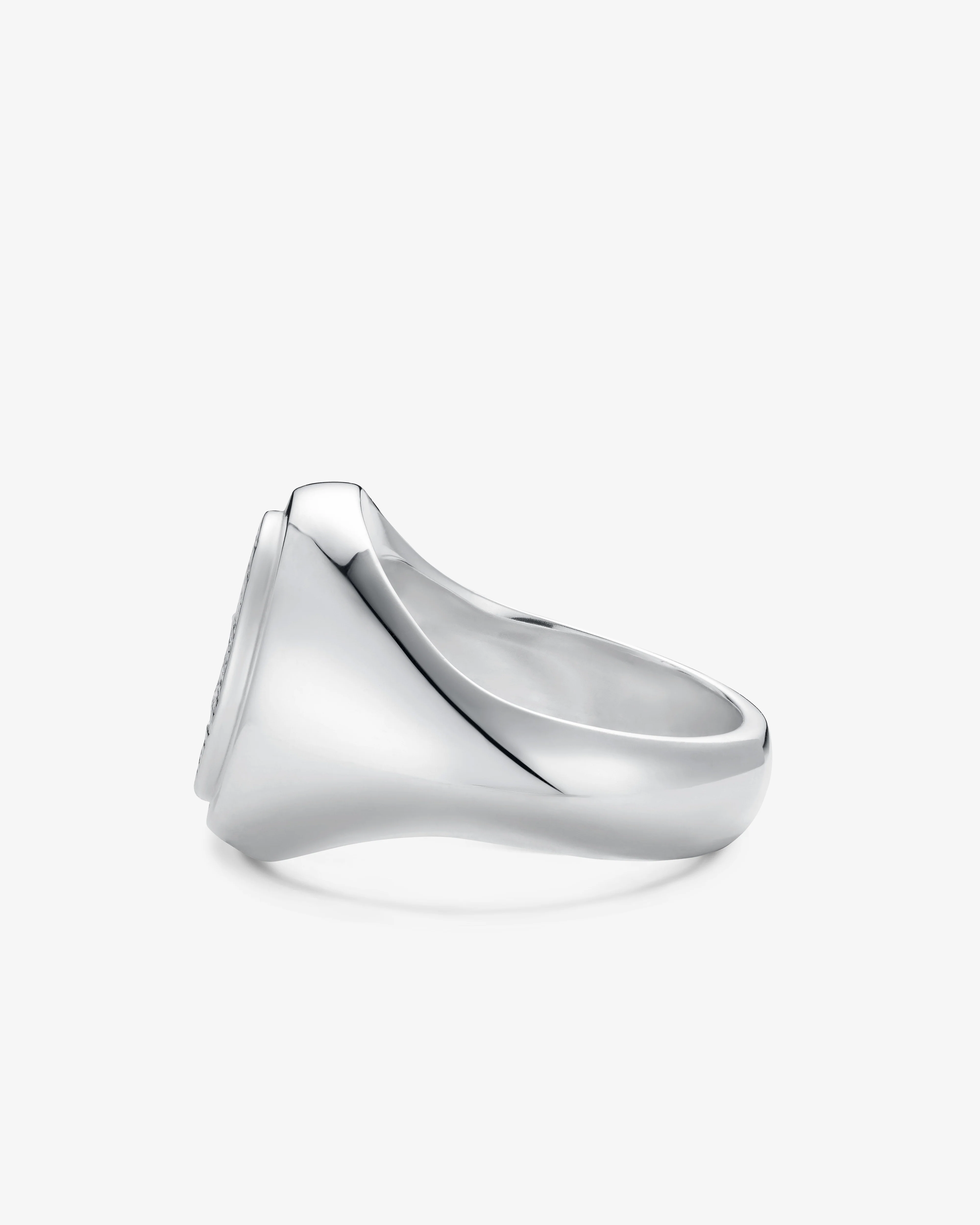 Bunney - Oval Signet Ring - (Silver) - Image 2