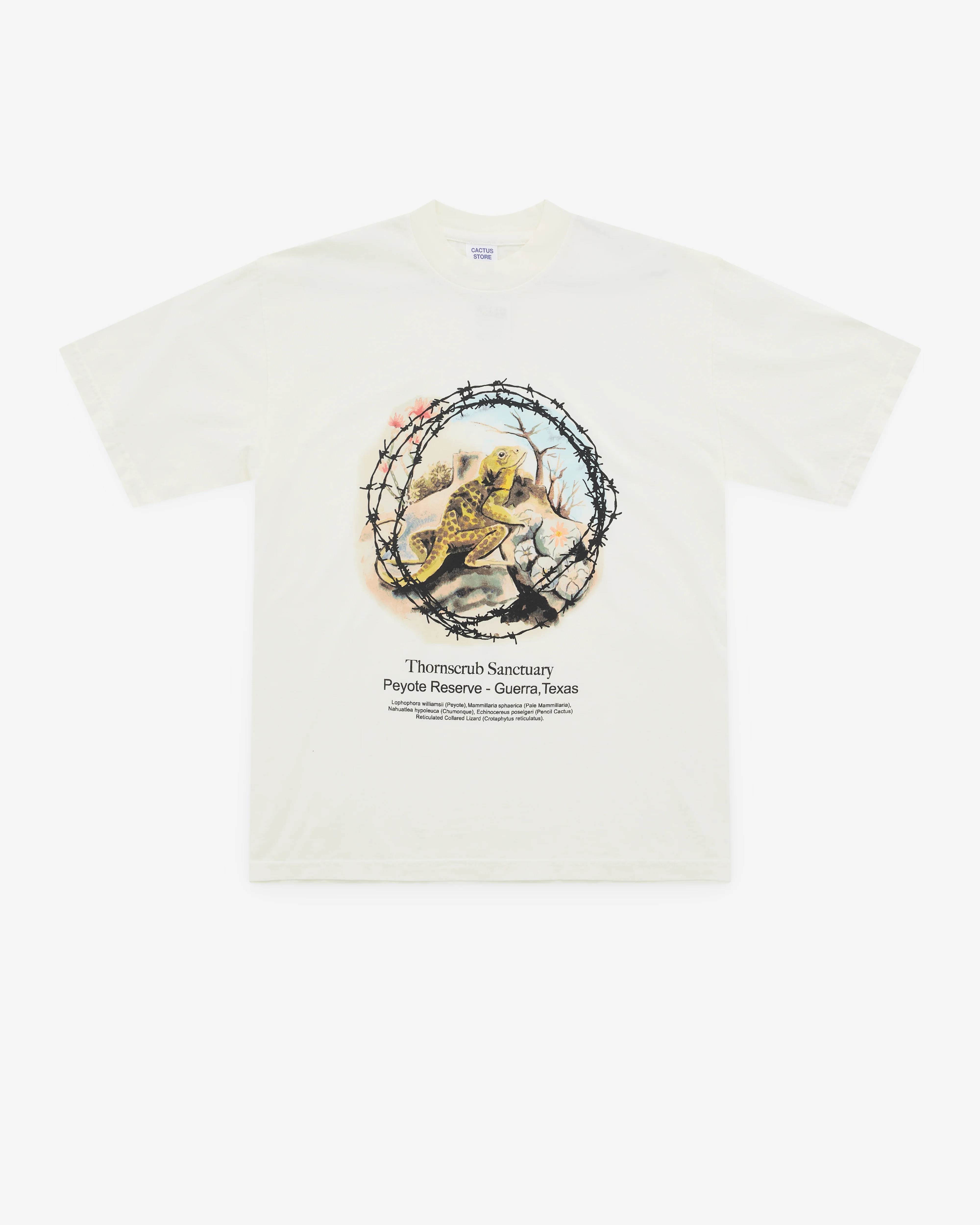Cactus Store - Men’s Thornscrub 1 T-Shirt - (White)