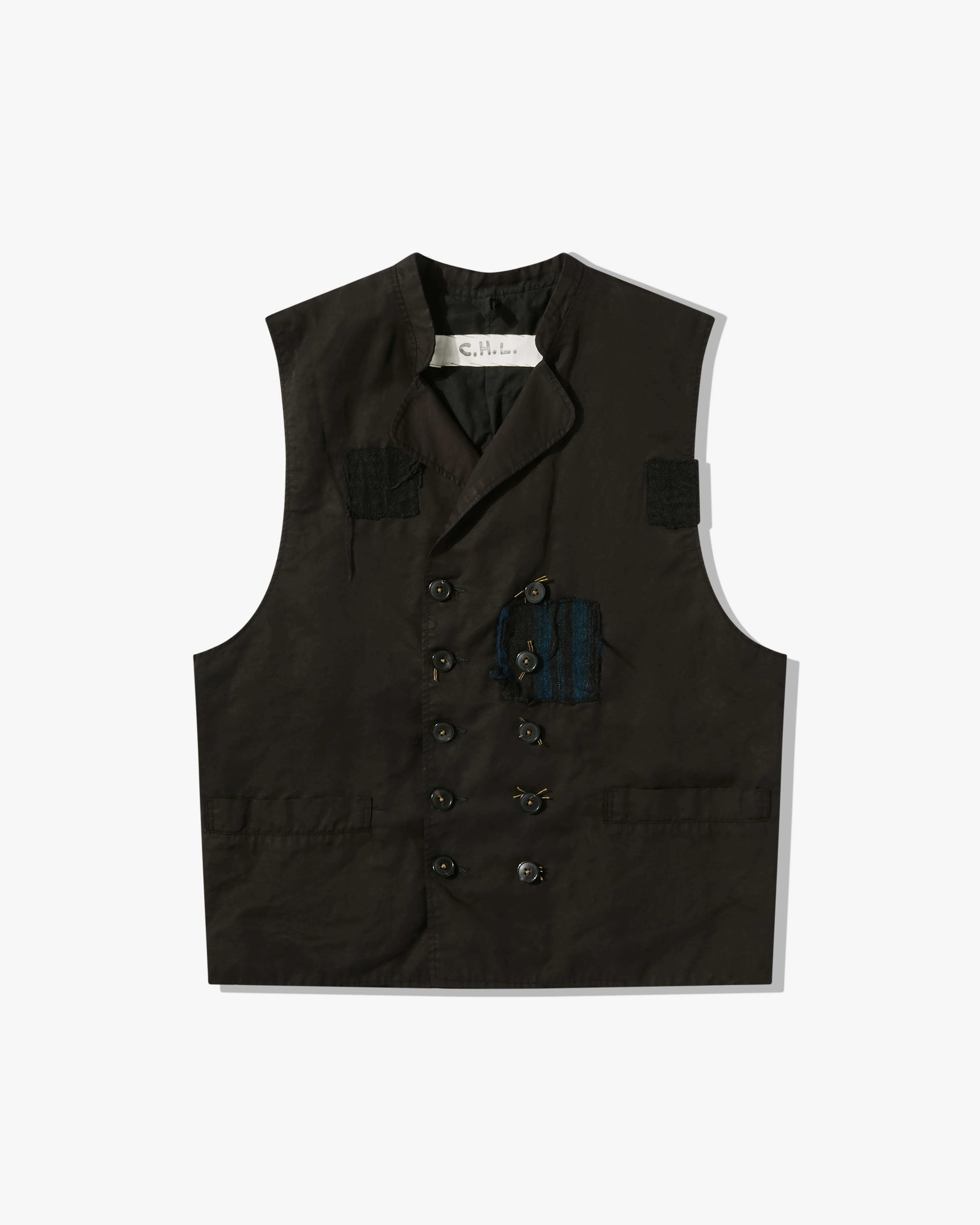 Canal House Line - Men’s Dutch Worker Vest - (Black)
