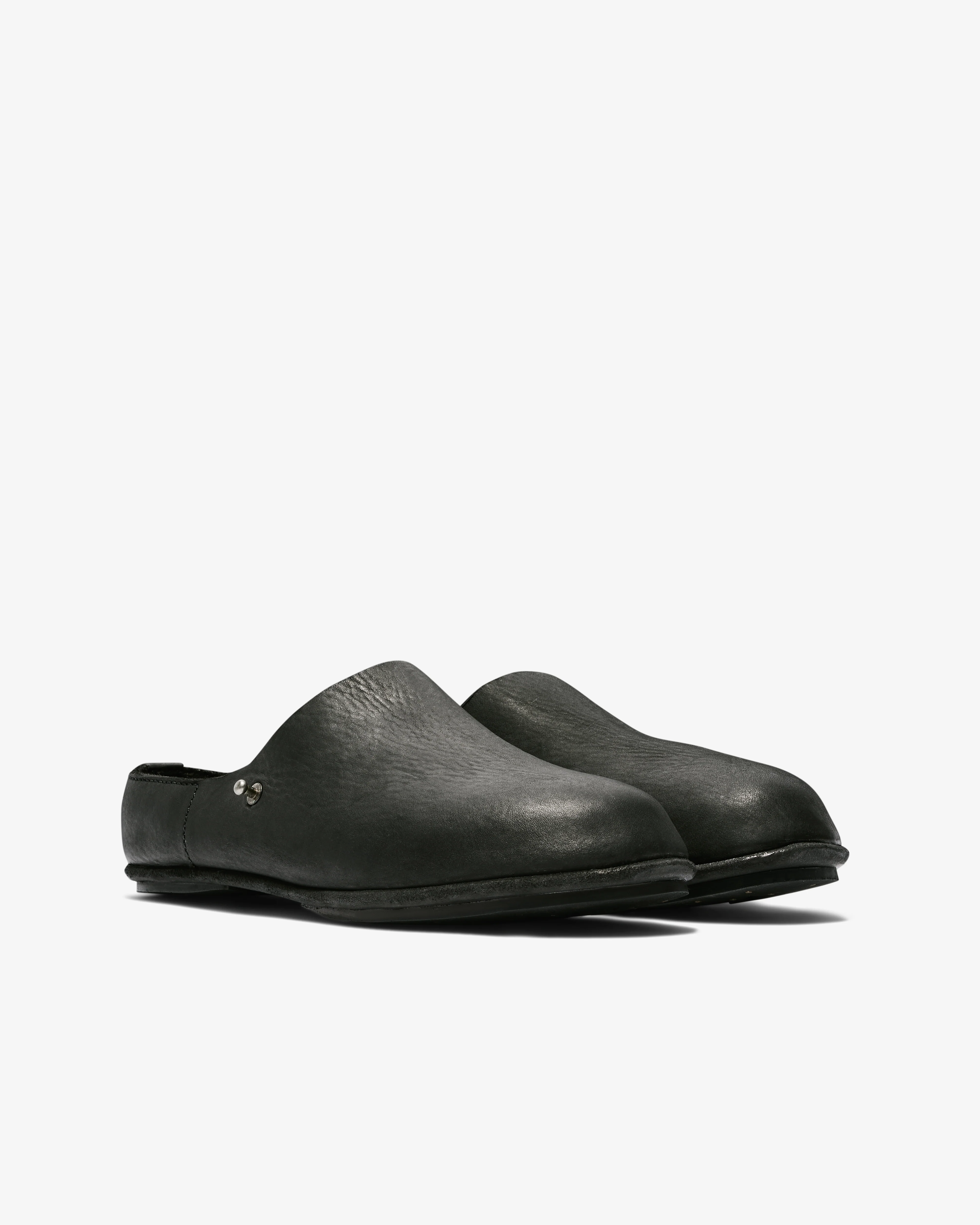 Casey Casey - Guidi Men's Sabot Clogs - (Black) - Image 3