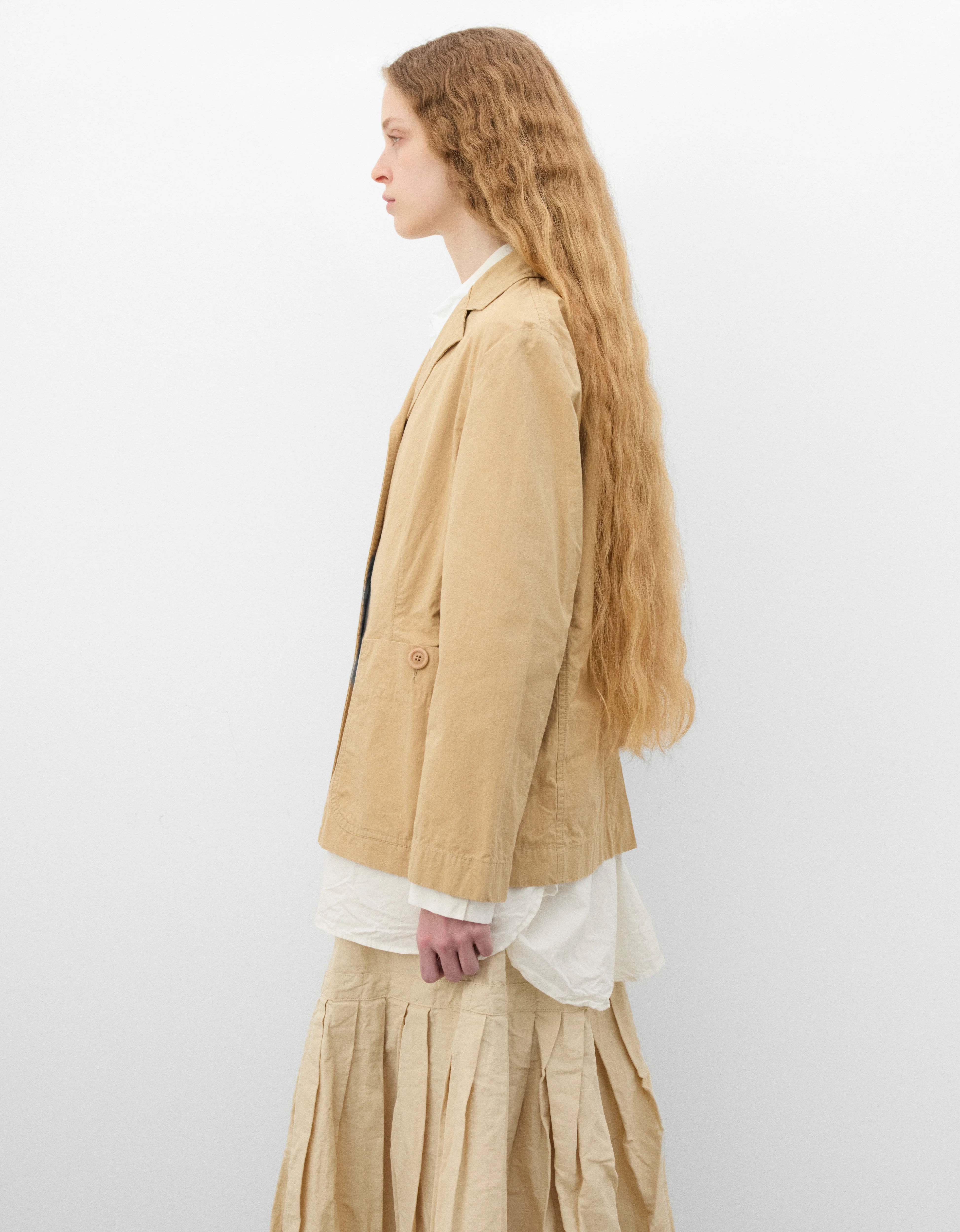 Casey Casey - Women's Annabelle Jacket - (Beige) - Image 4