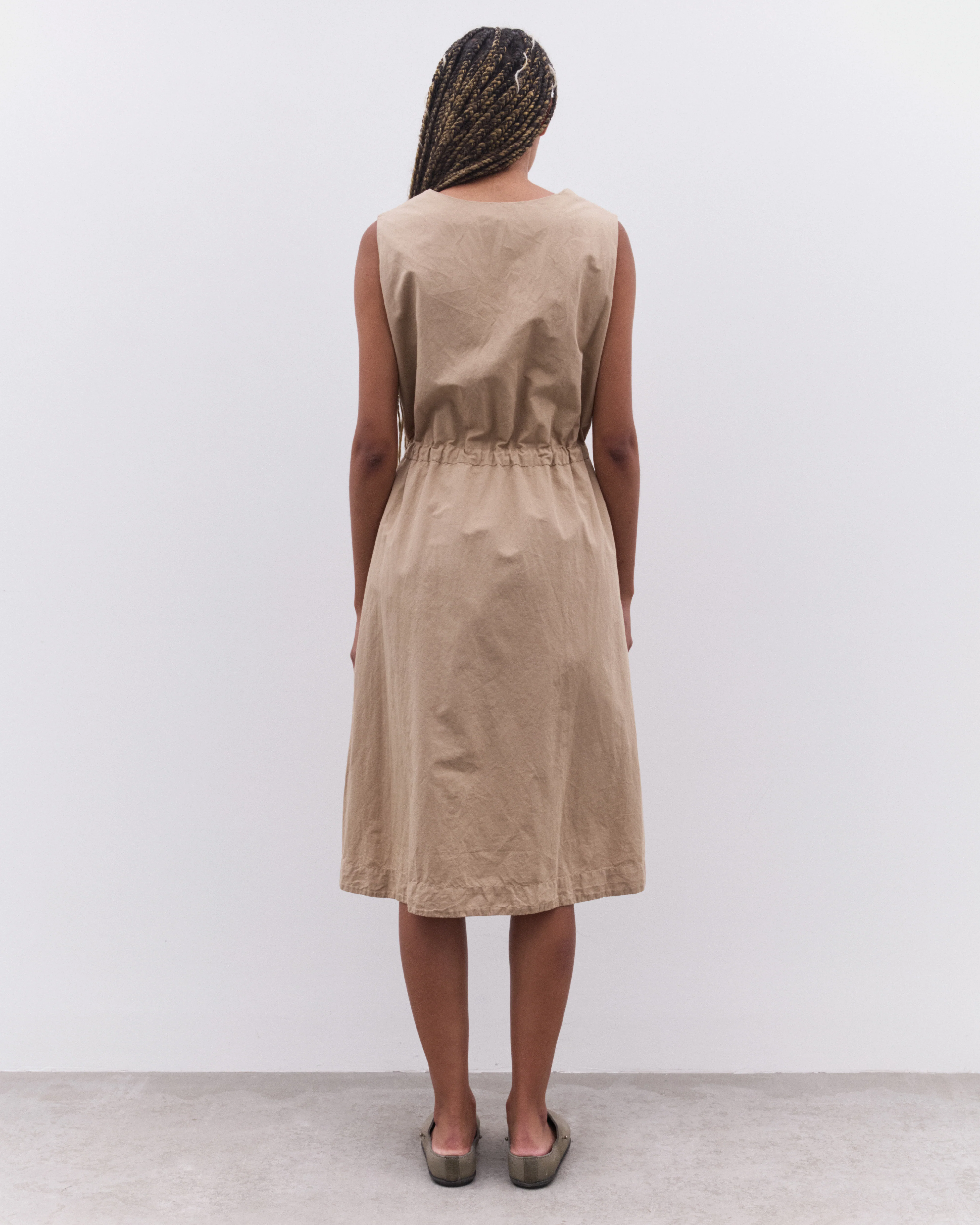 Casey Casey - Women’s Apron Dress - (Sand) - Image 5