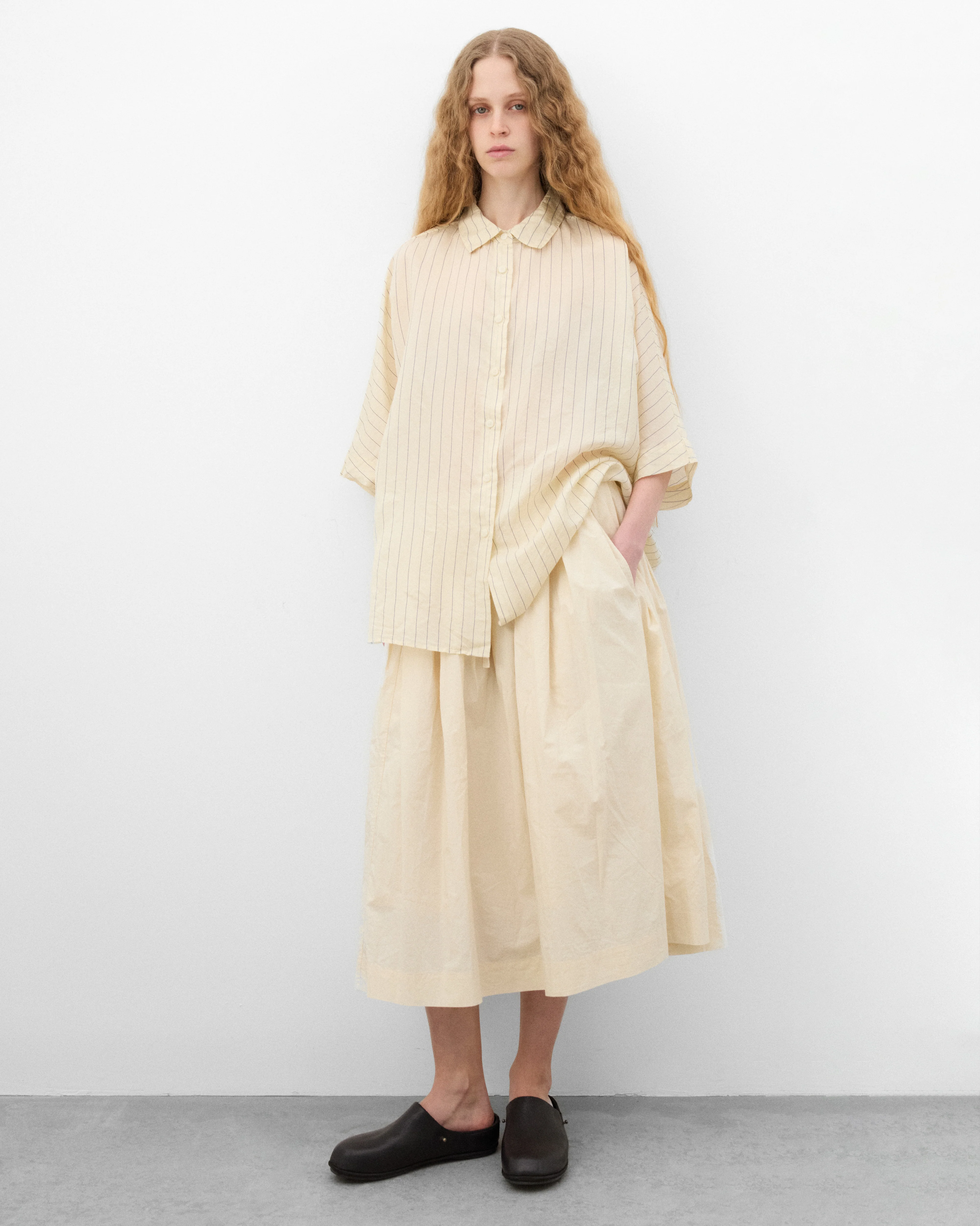 Casey Casey - Women's Atomless Shirt - (Chalk) - Image 6