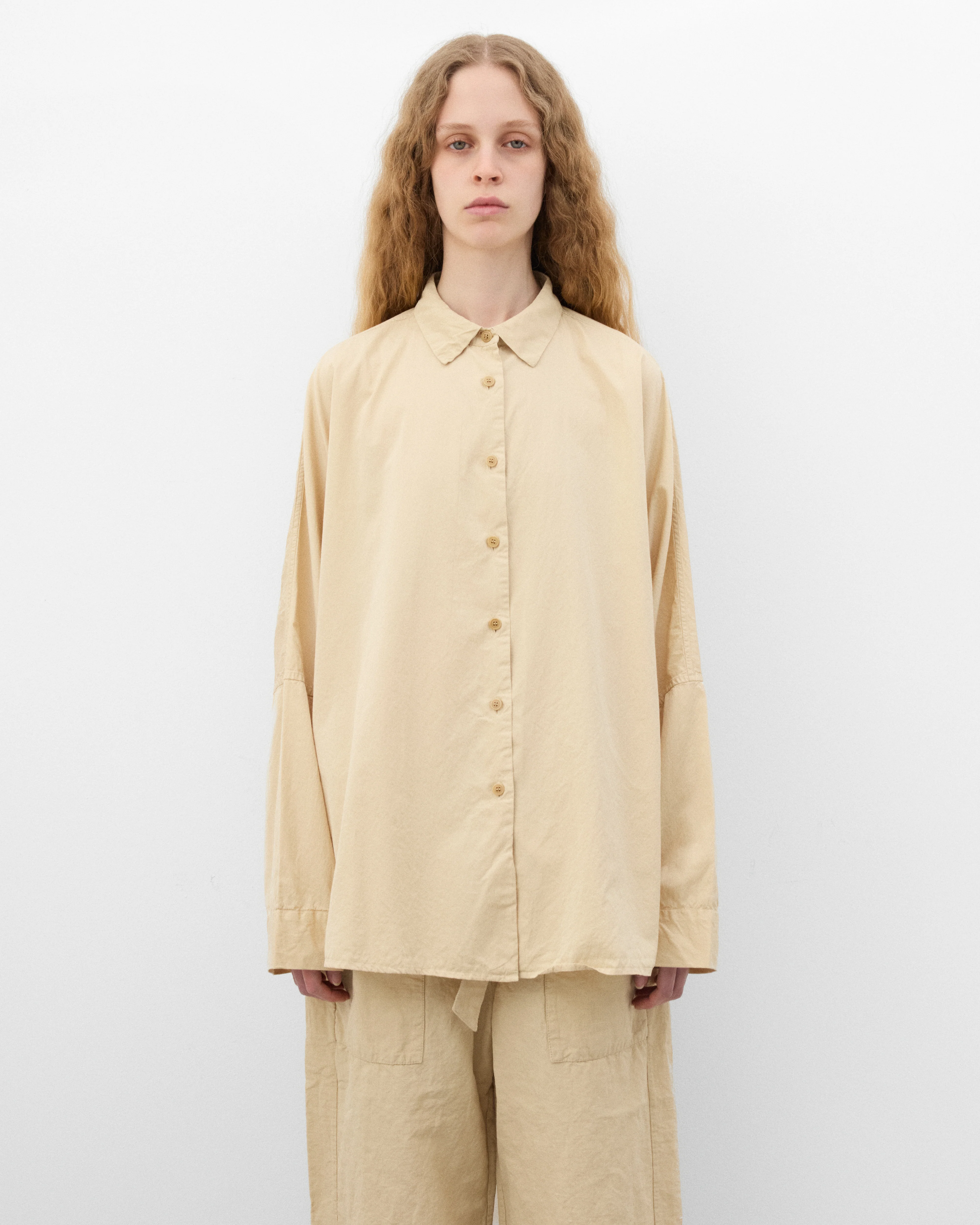 Casey Casey - Women's Waga Shirt - (Light Beige) - Image 3
