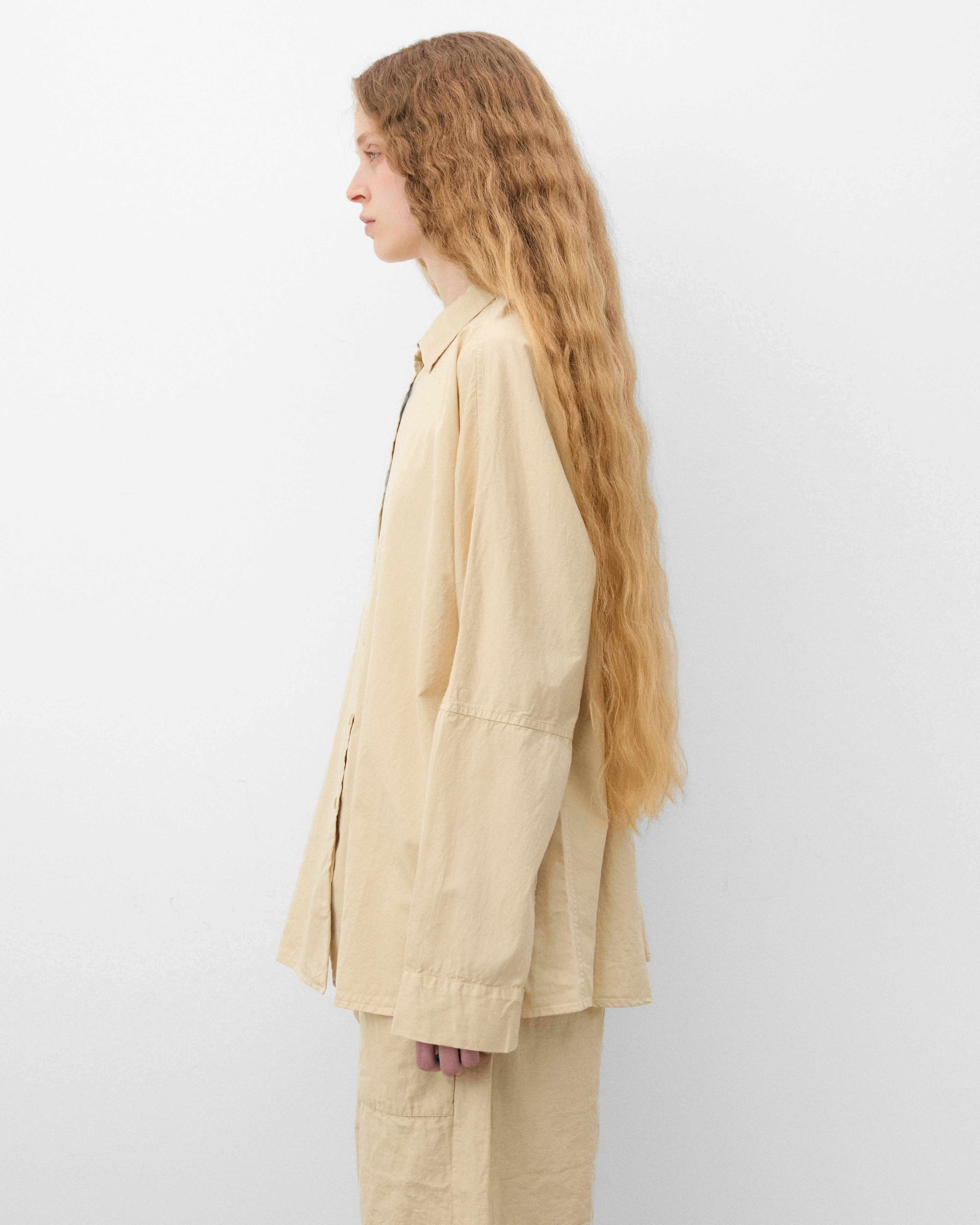 Casey Casey - Women's Waga Shirt - (Light Beige) - Image 4