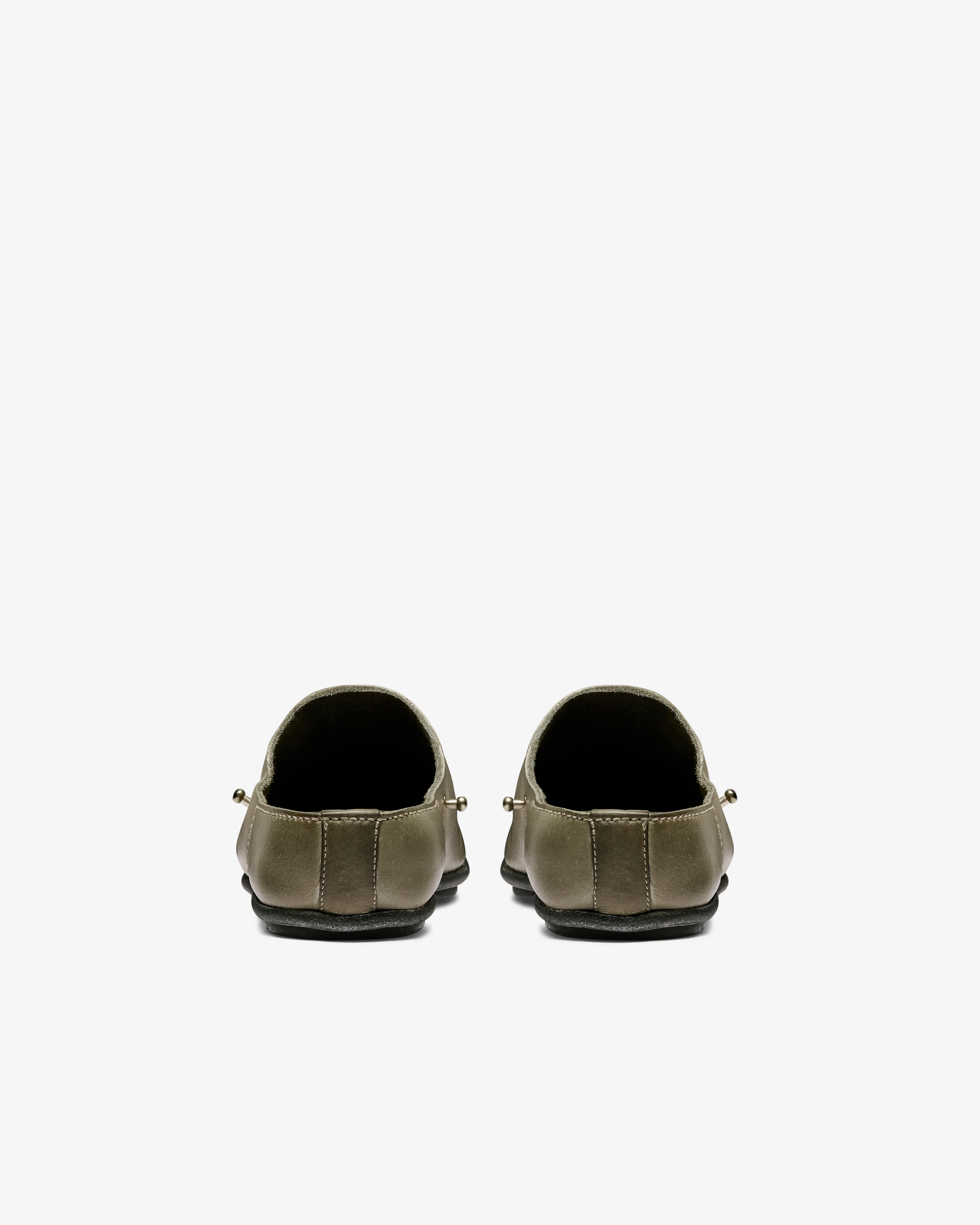 Casey Casey - Guidi Women’s Sabot Clogs - (Khaki) - Image 4