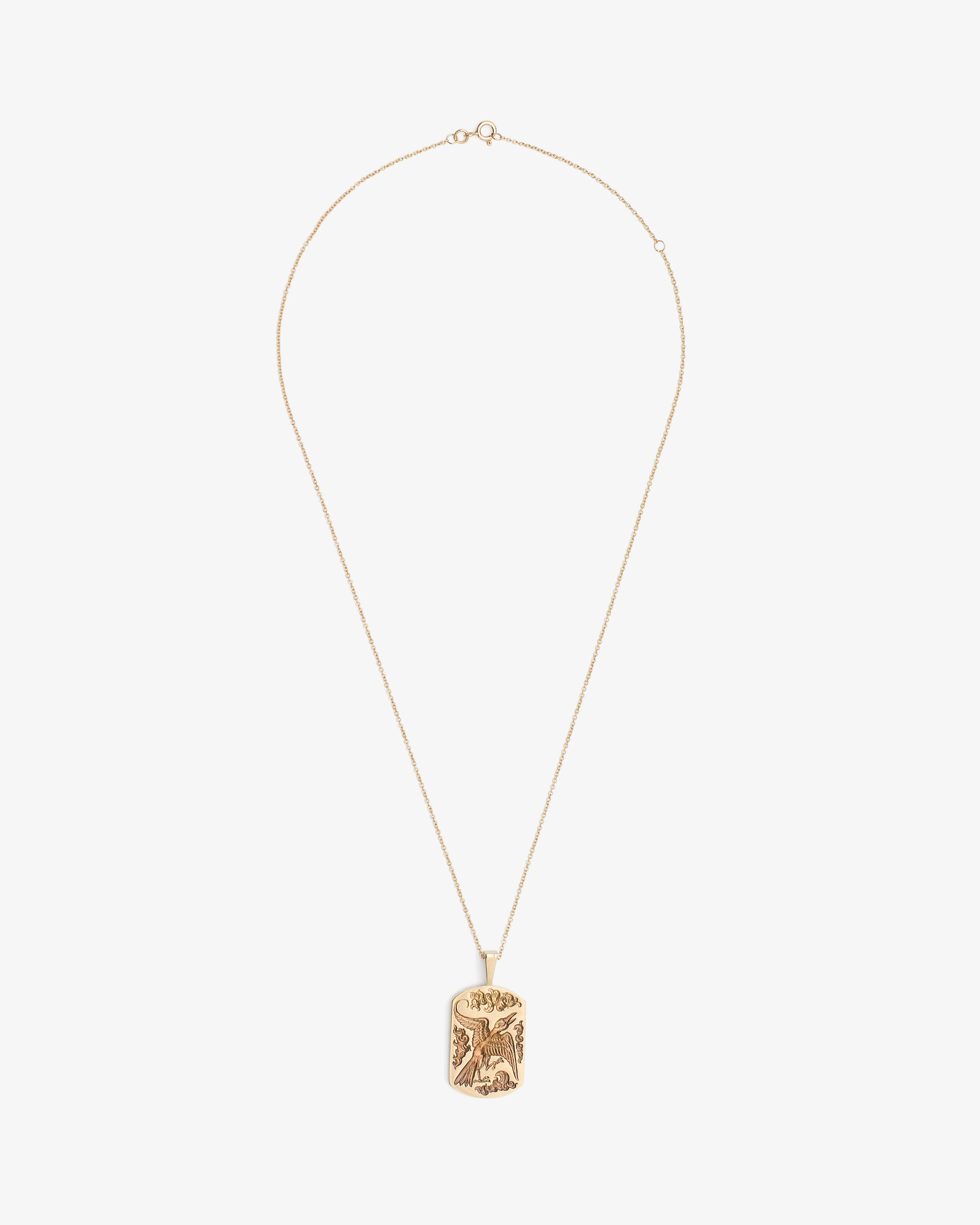 Castro - Bird Pendant - (Yellow Gold)
