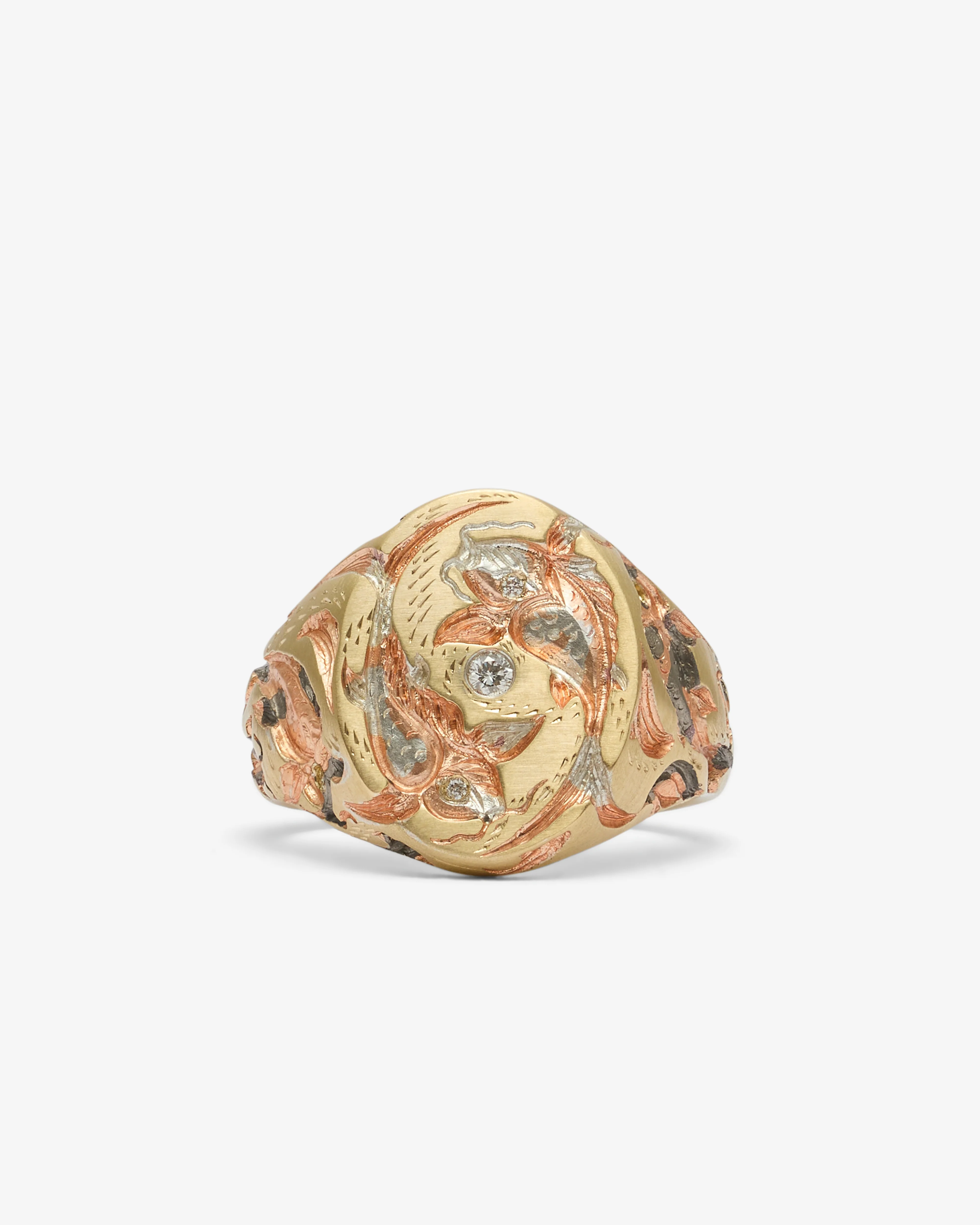 Castro - Cyprini' Carp Signet - (Yellow Gold)