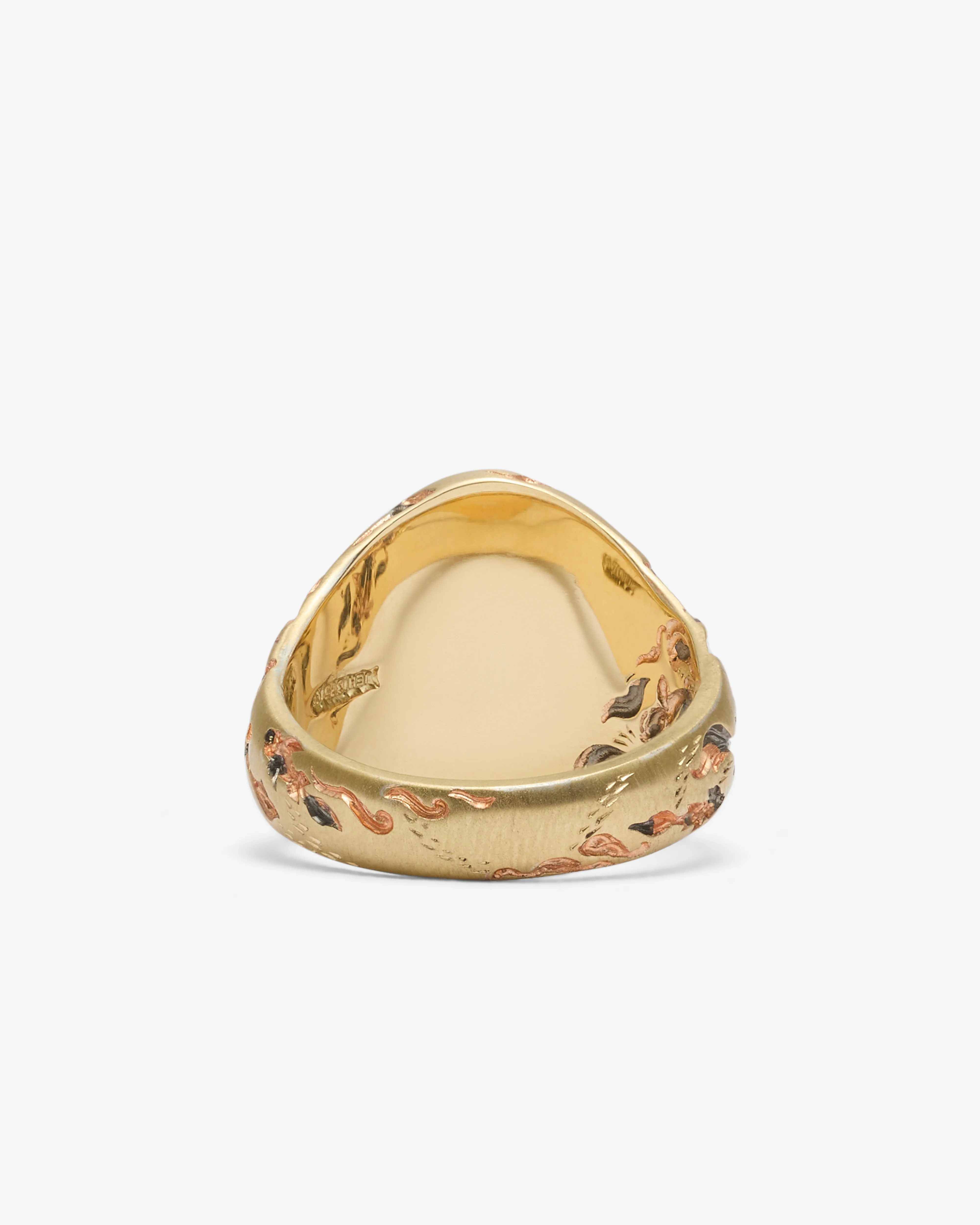Castro - Cyprini' Carp Signet - (Yellow Gold) - Image 3