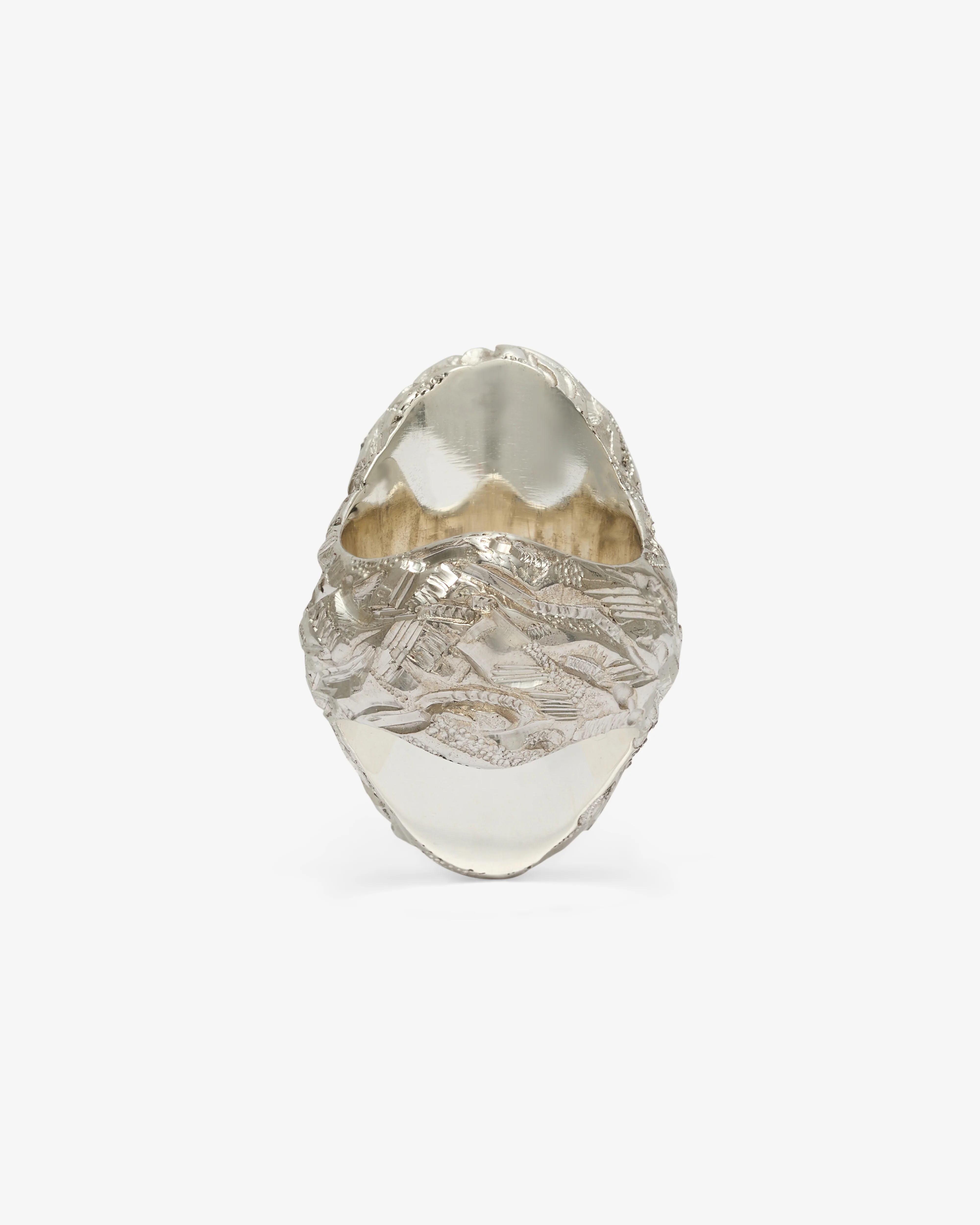 Castro - XL Chisel Ring - (Silver) - Image 3