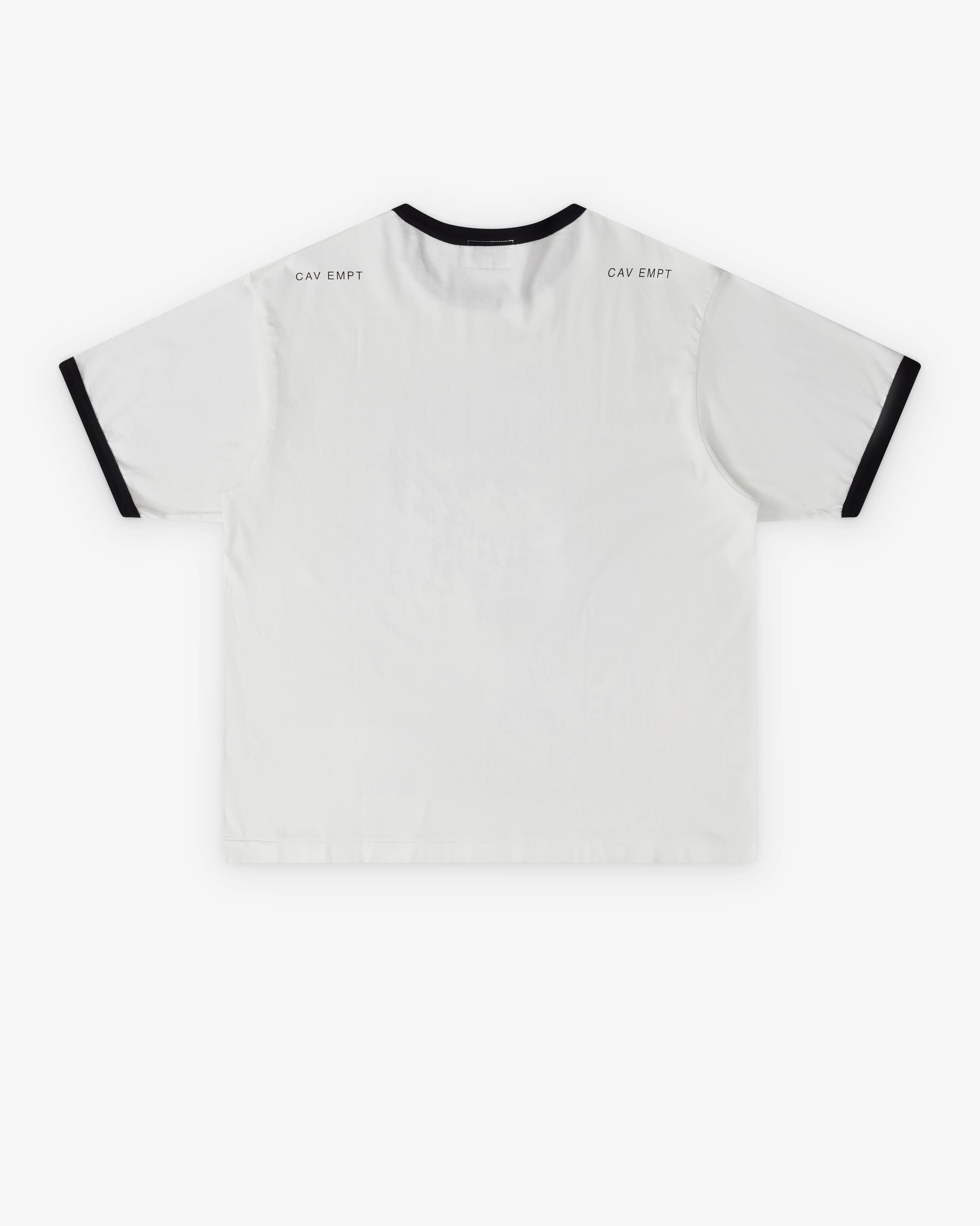 Cav Empt - Men's Fk Sequencingpatch Ringer T-Shirt - (White) - Image 2