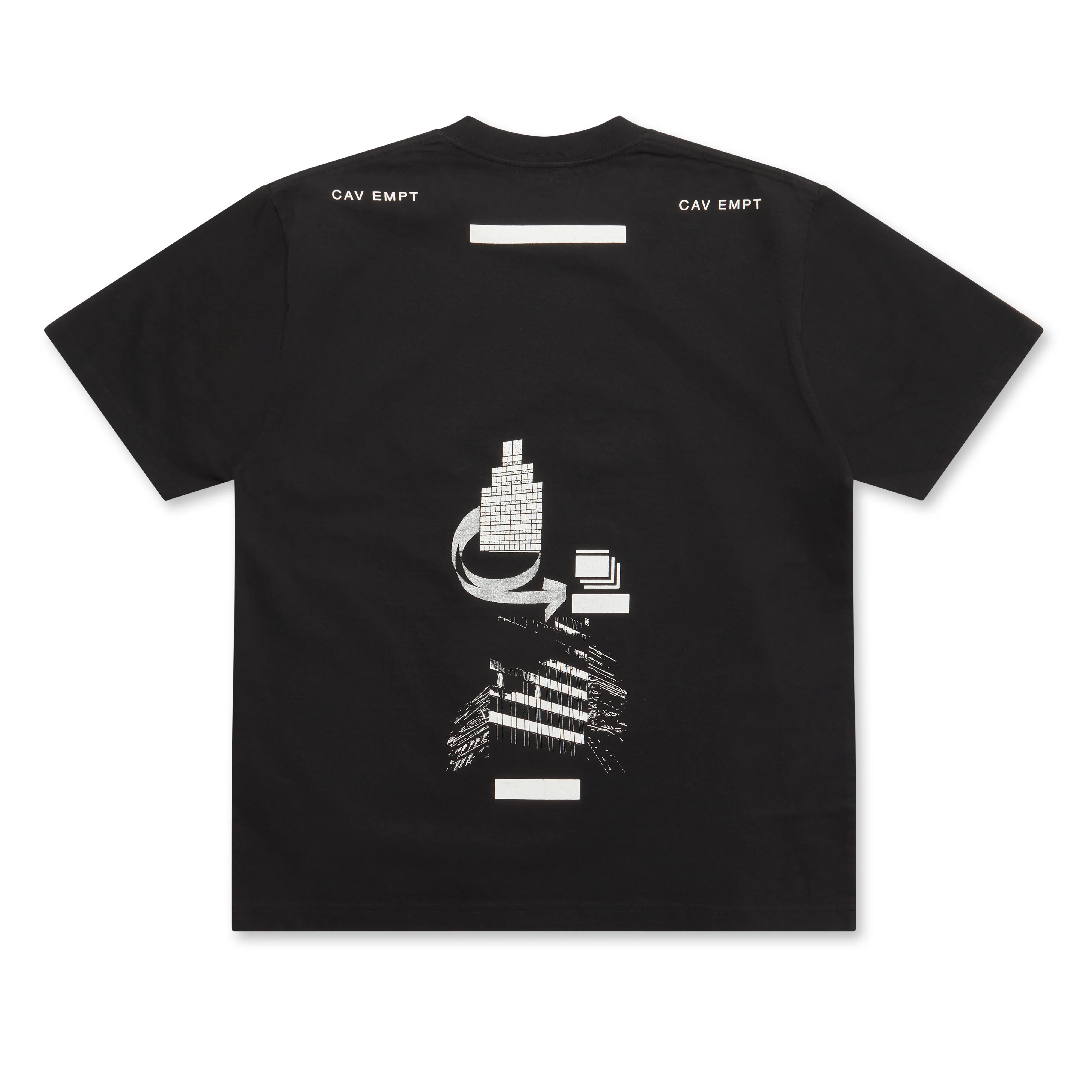 Cav Empt - Men’s MD Architectonic T-Shirt - (Black/White) - Image 2