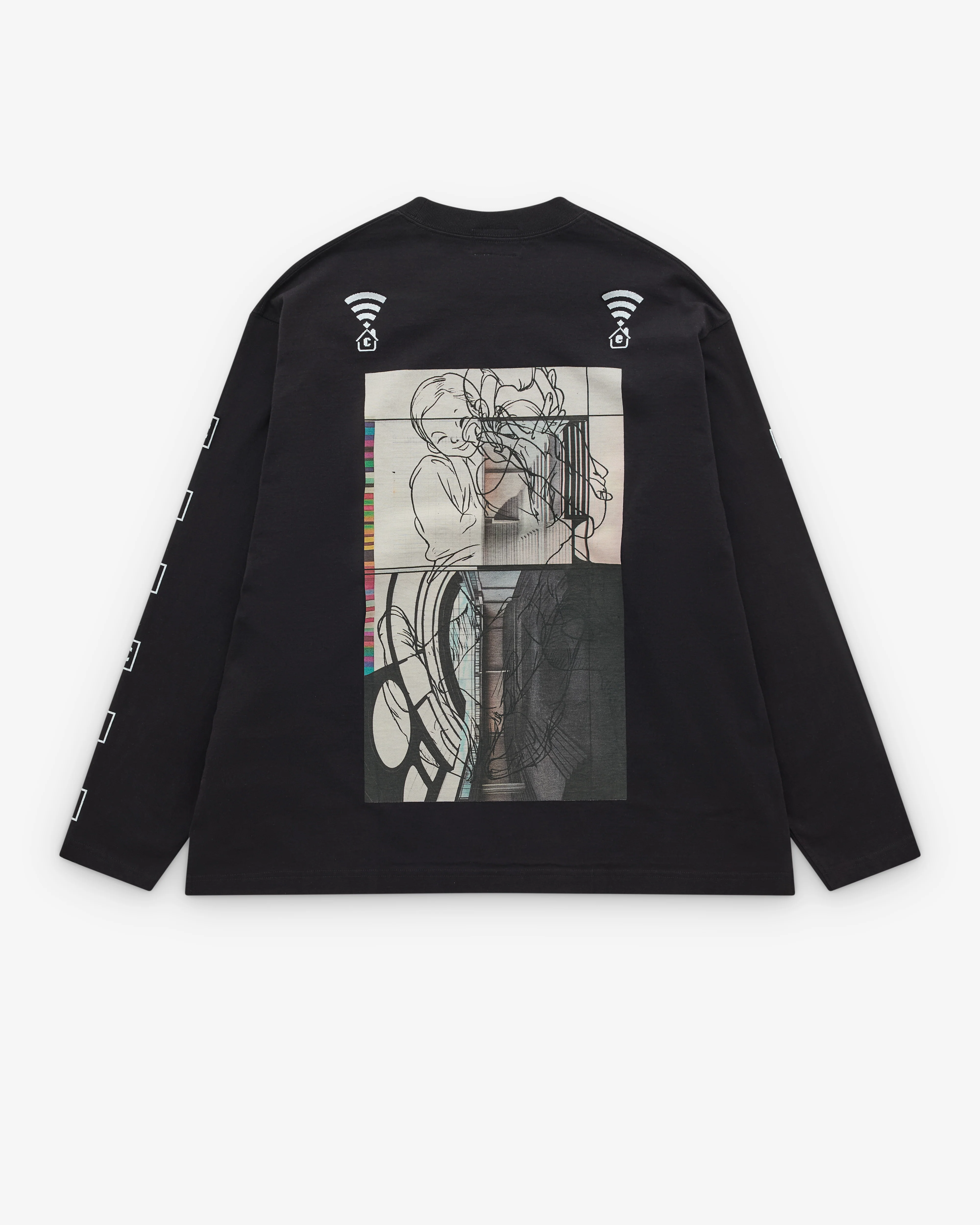 Cav Empt - Men's Willow Long Sleeve T-Shirt - (Black) - Image 2