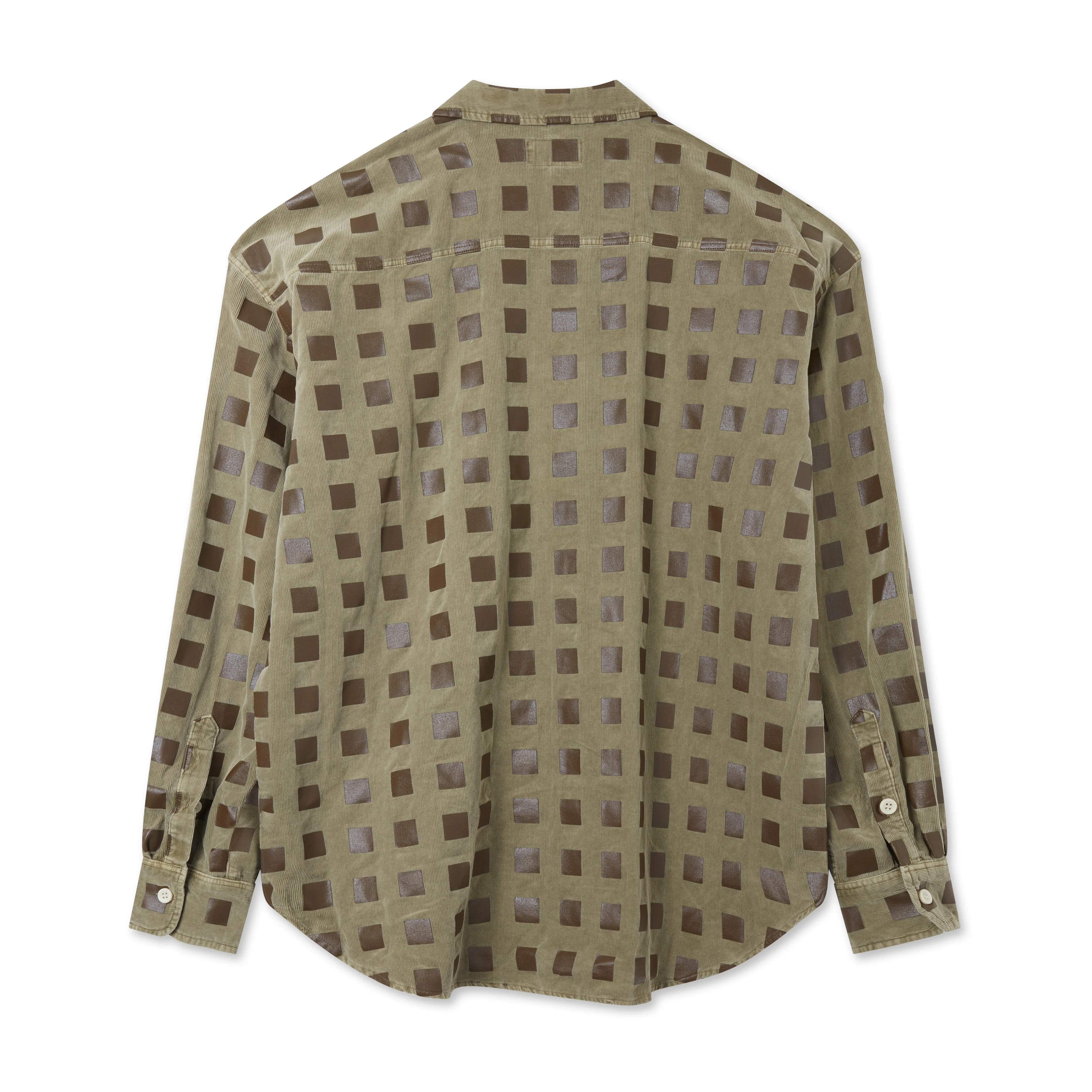 Cav Empt - Overdye Cord Dot Big Shirt - (Khaki) - Image 2
