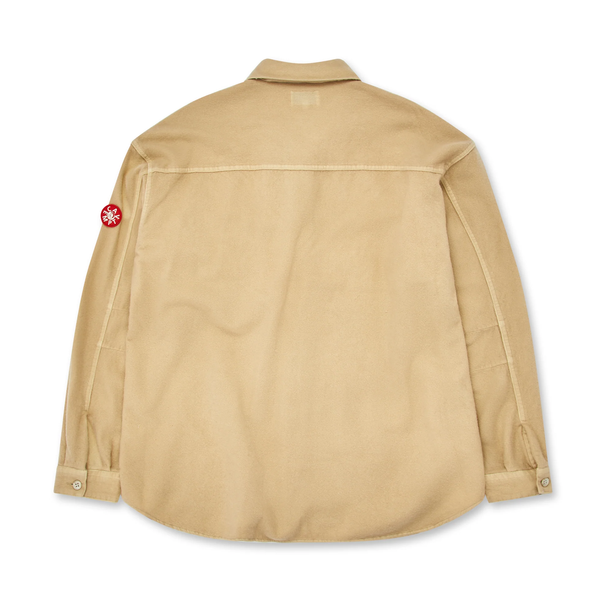 Cav Empt - Overdye Wool Big Shirt - (Beige) - Image 2