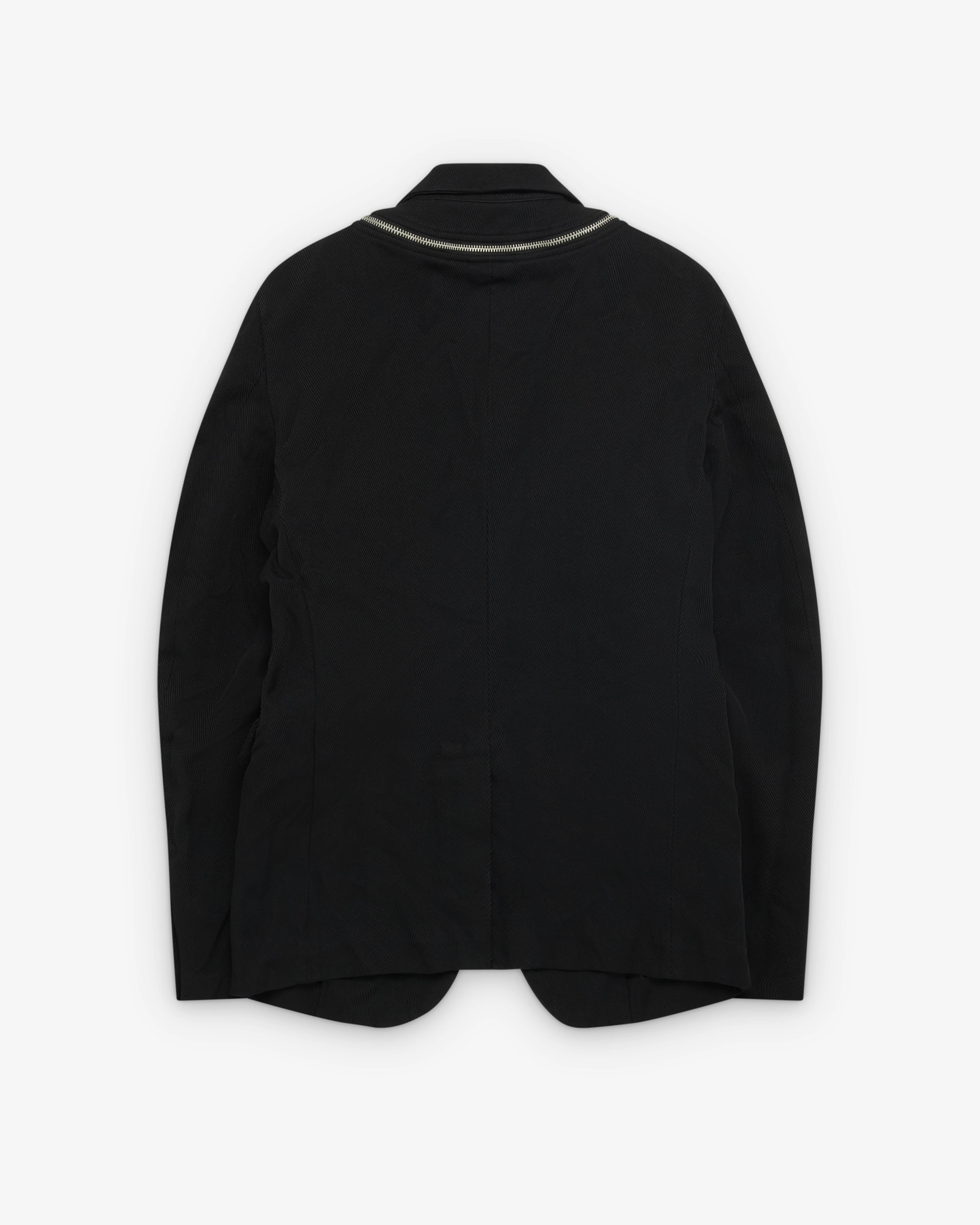 Black Comme des Garçons - Zip Blazer - (Black) - Image 4