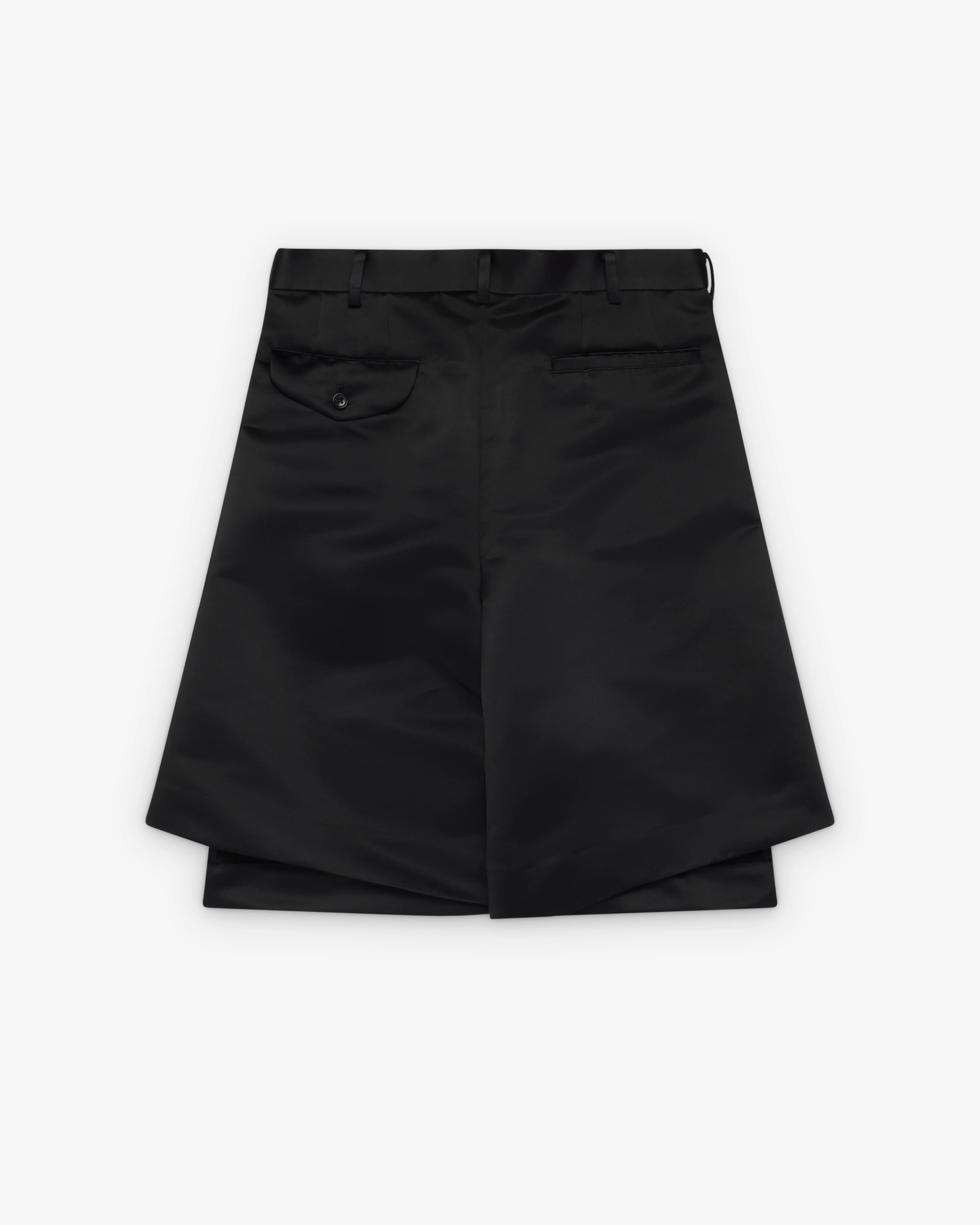 Black Comme des Garçons - Tailored Layered Shorts - (Black) - Image 2