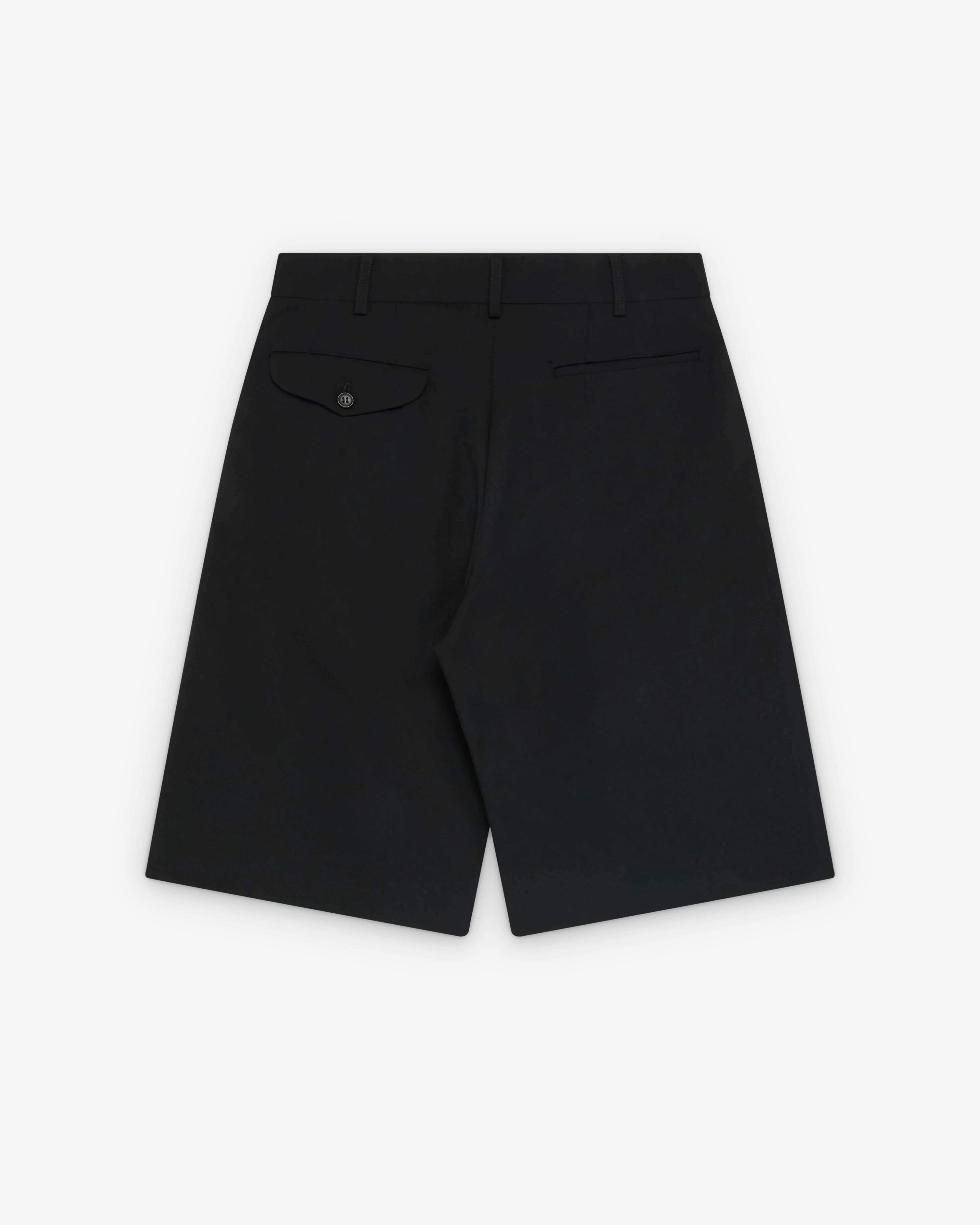 Black Comme des Garçons - Pleated Shorts - (Black) - Image 2