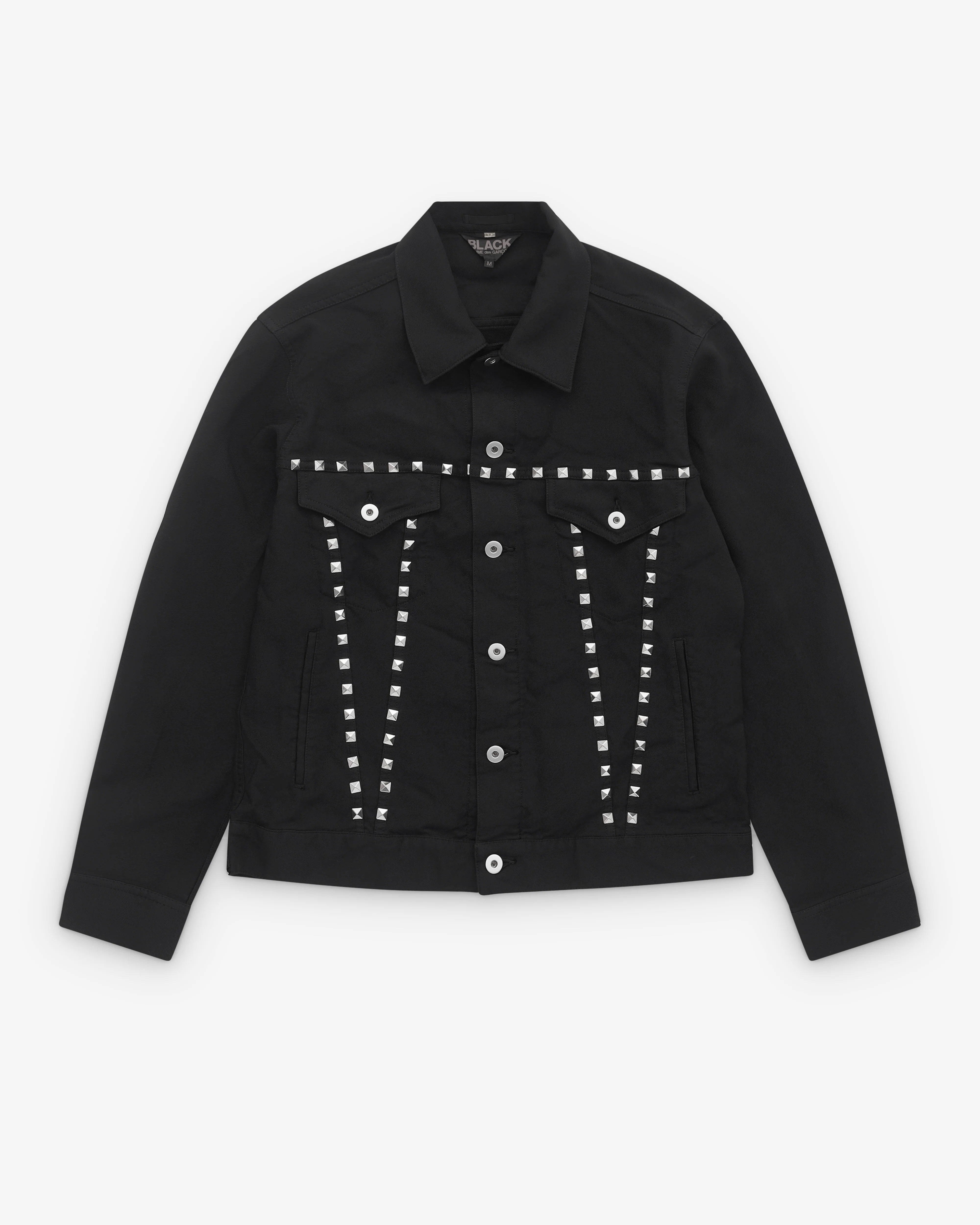 Black Comme des Garçons - Studded Trucker Jacket - (Black)
