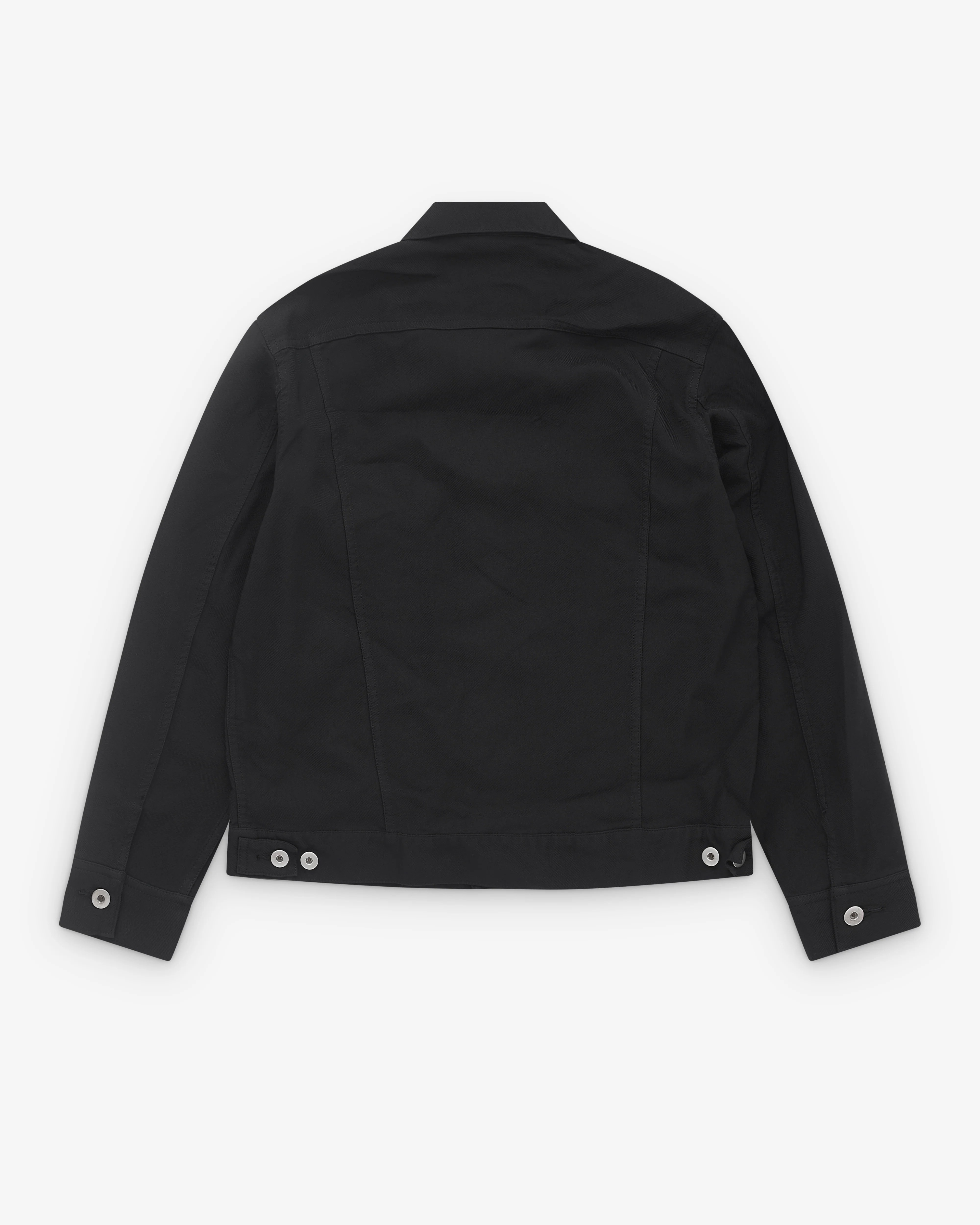 Black Comme des Garçons - Studded Trucker Jacket - (Black) - Image 2