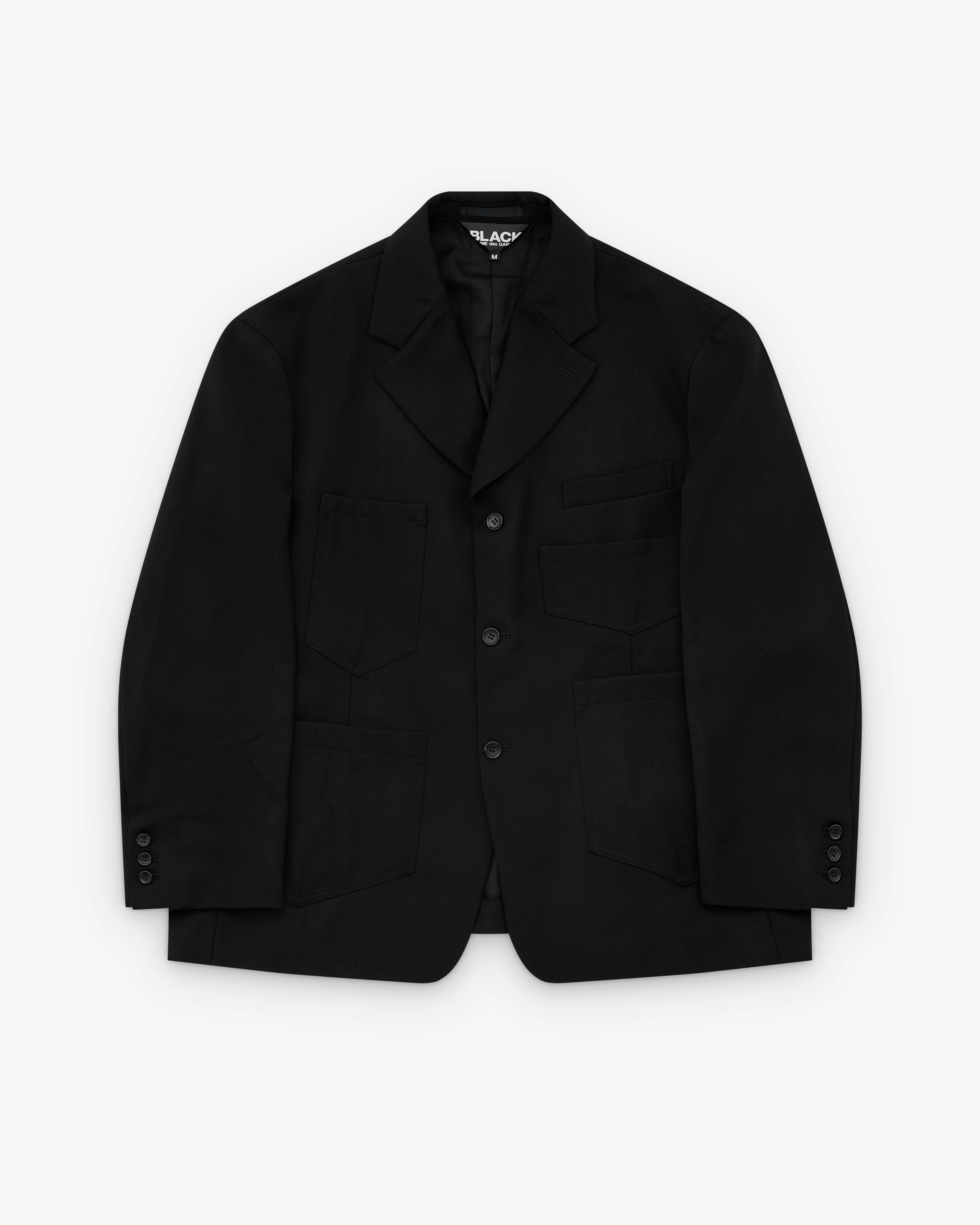 Black Comme des Garçons - Patch Pocket Blazer - (Black)