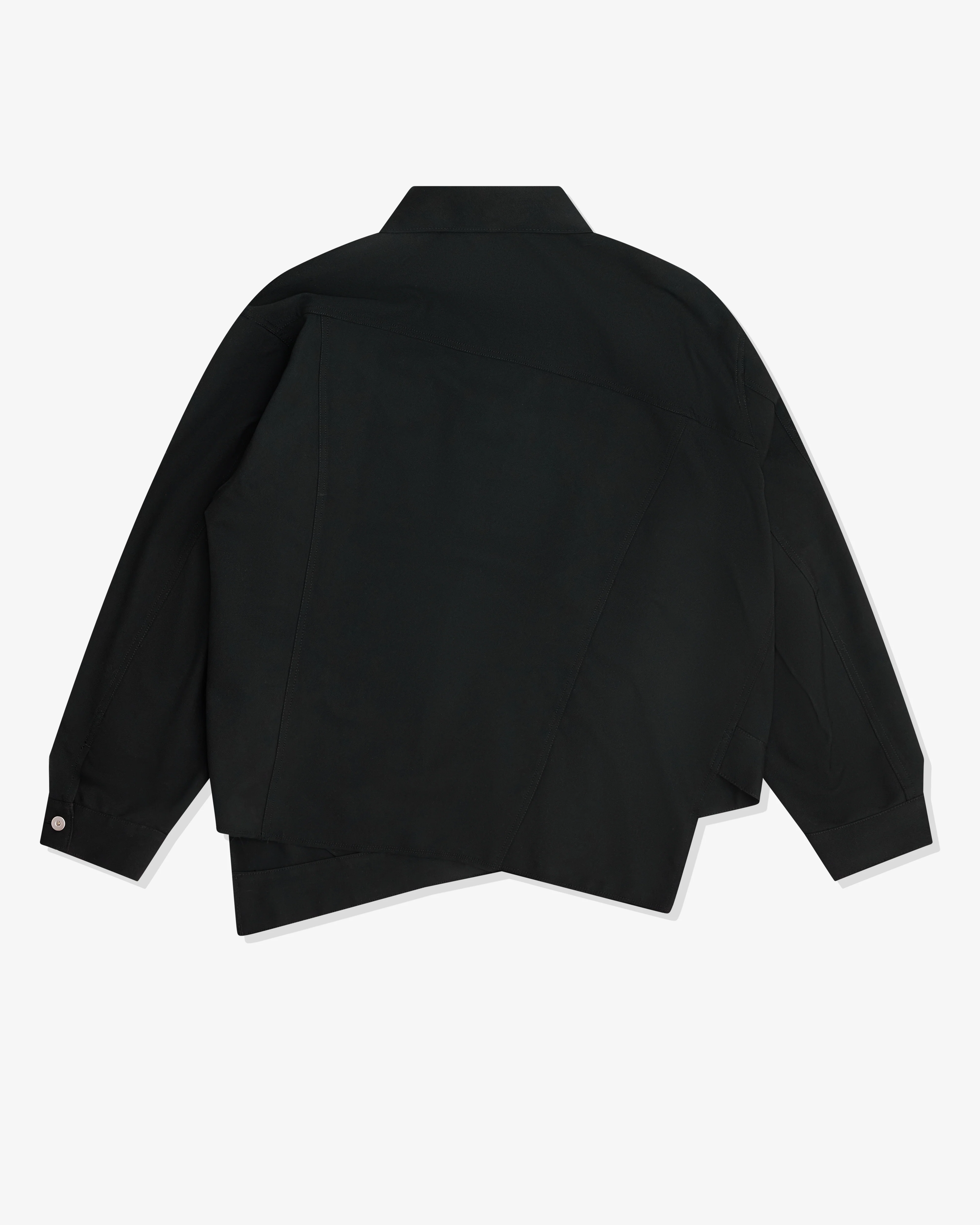Black Comme des Garçons - Oversized Trucker Shirt - (Black) - Image 2