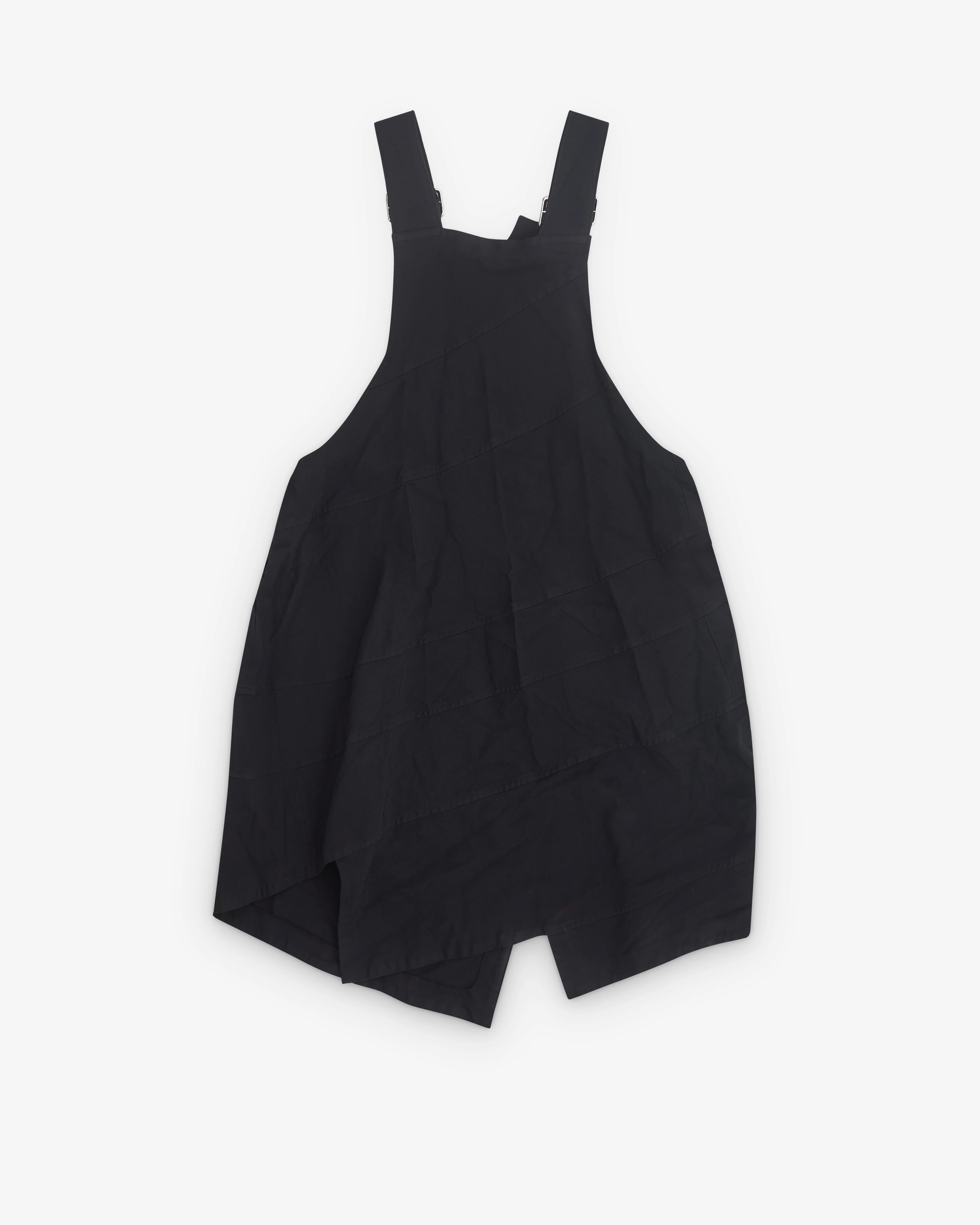 Black Comme des Garçons - Asymmetric Pinafore - (Black) - Image 2